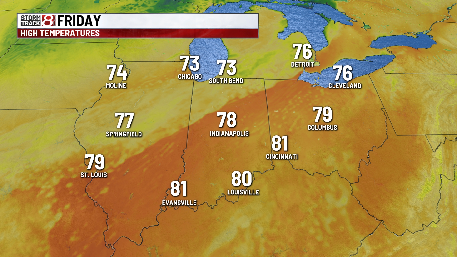 Quiet weather mid-week. Rain returns Friday - Indianapolis News ...