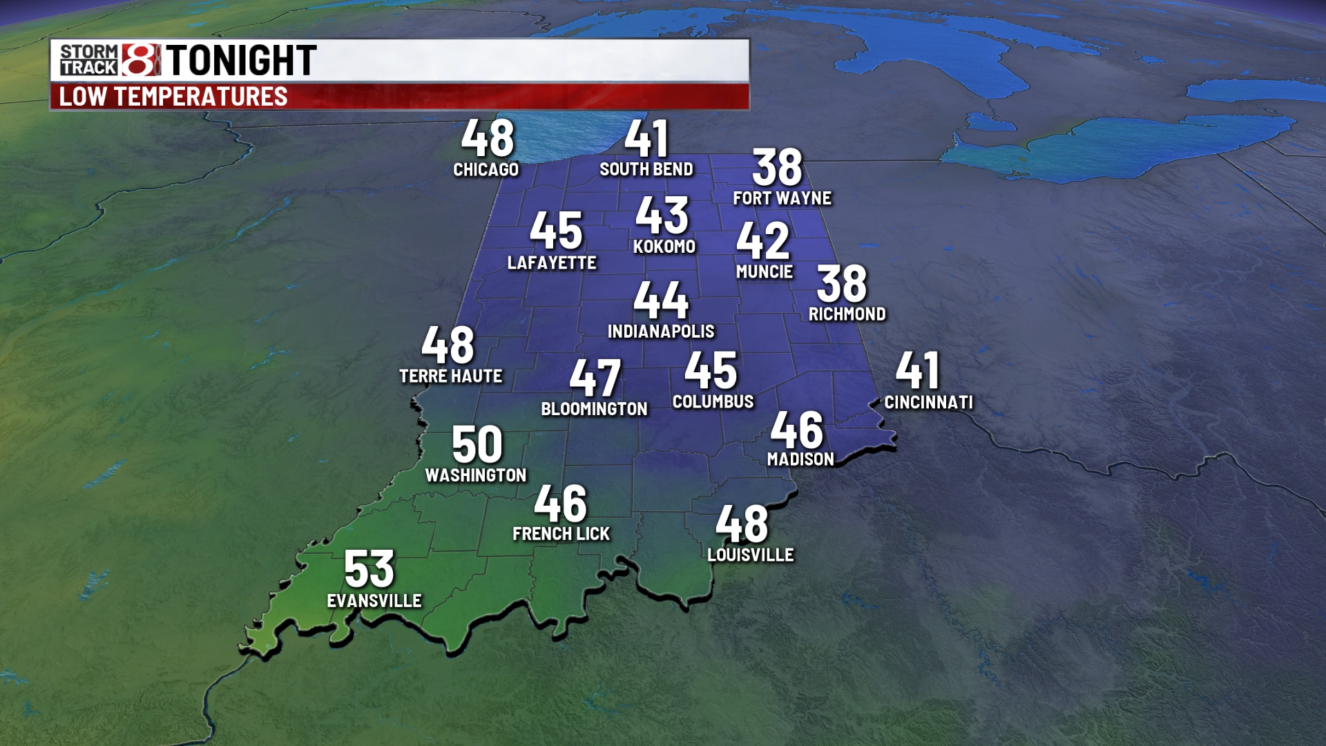 Quiet weather mid-week. Rain returns Friday - Indianapolis News ...