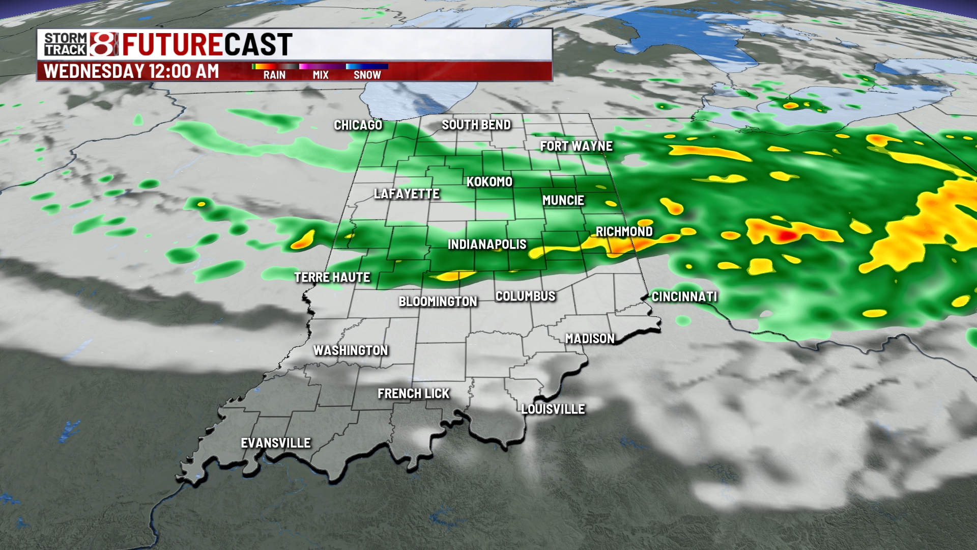 Windy and cool, with scattered showers Tuesday - Indianapolis News ...