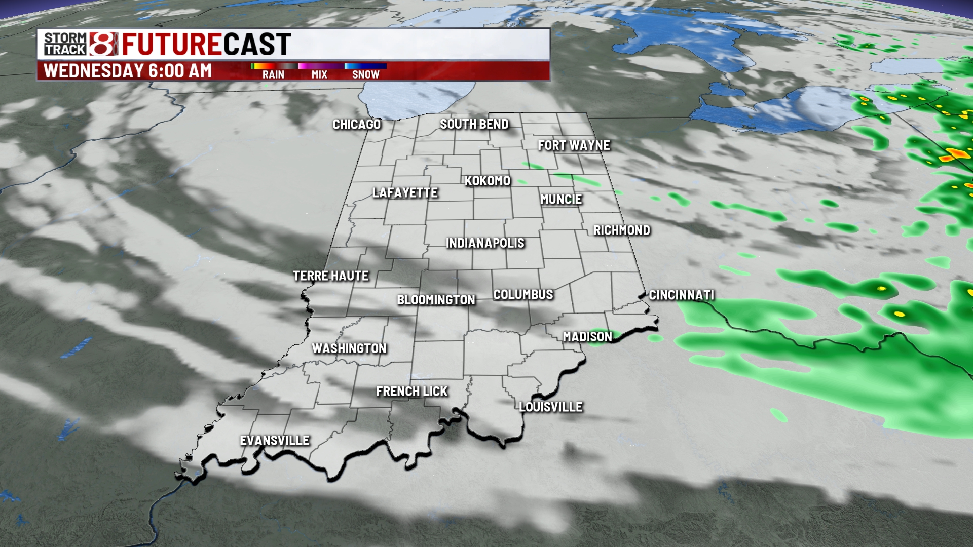 Windy and cool, with scattered showers Tuesday - Indianapolis News ...