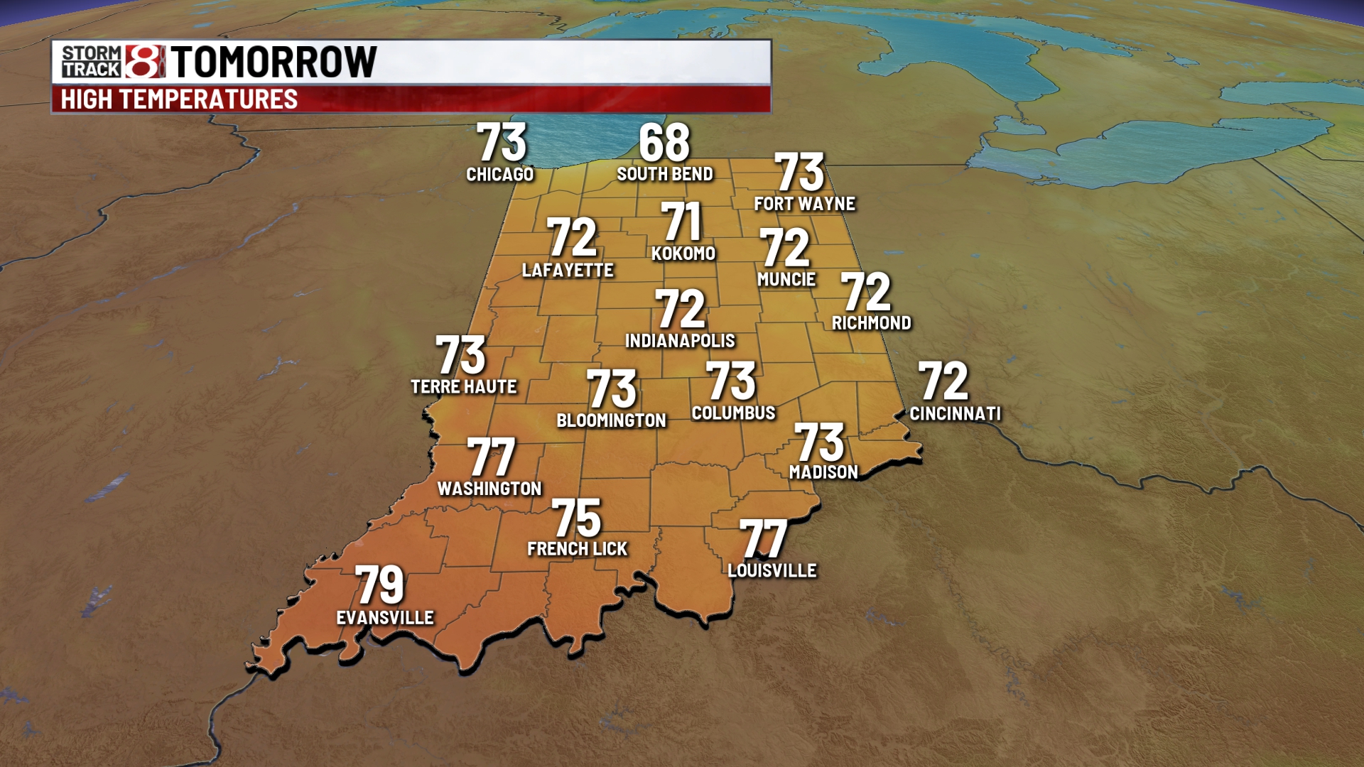Windy and cool, with scattered showers Tuesday - Indianapolis News ...