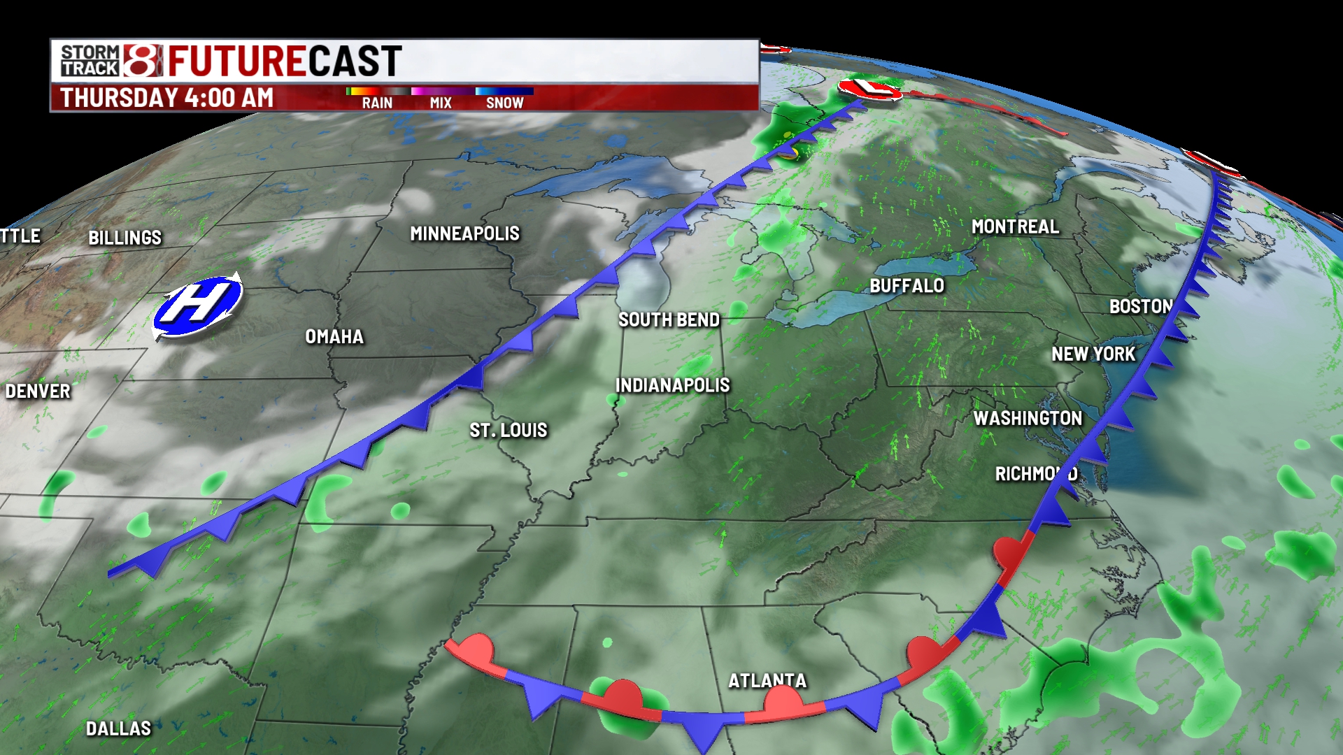 Warm and humid with a few spotty showers - Indianapolis News | Indiana ...