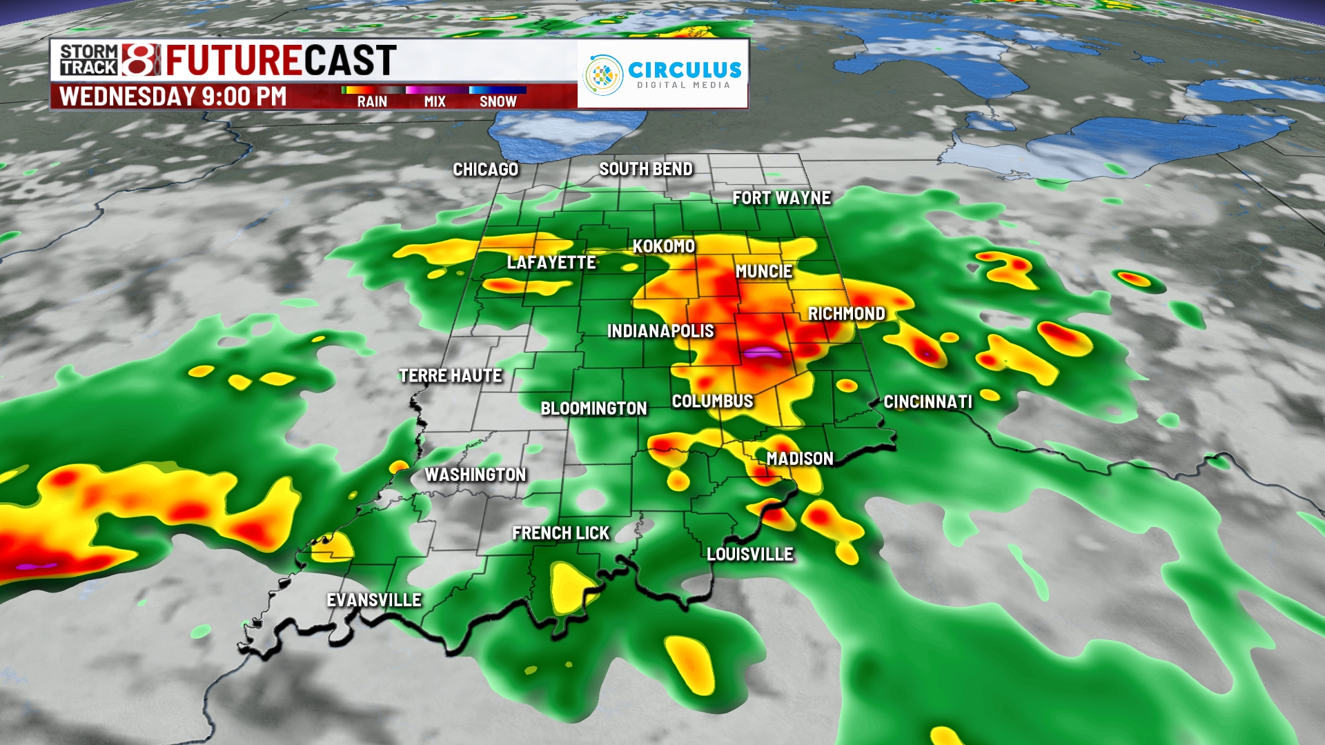 Strong storms with heavy rainfall late today and overnight ...
