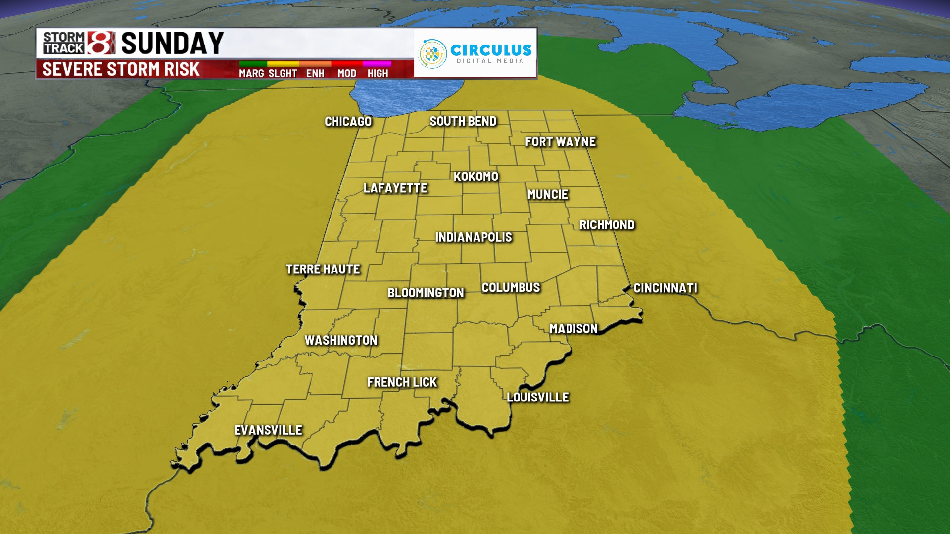 Hot and humid with severe storms possible this weekend - Indianapolis ...