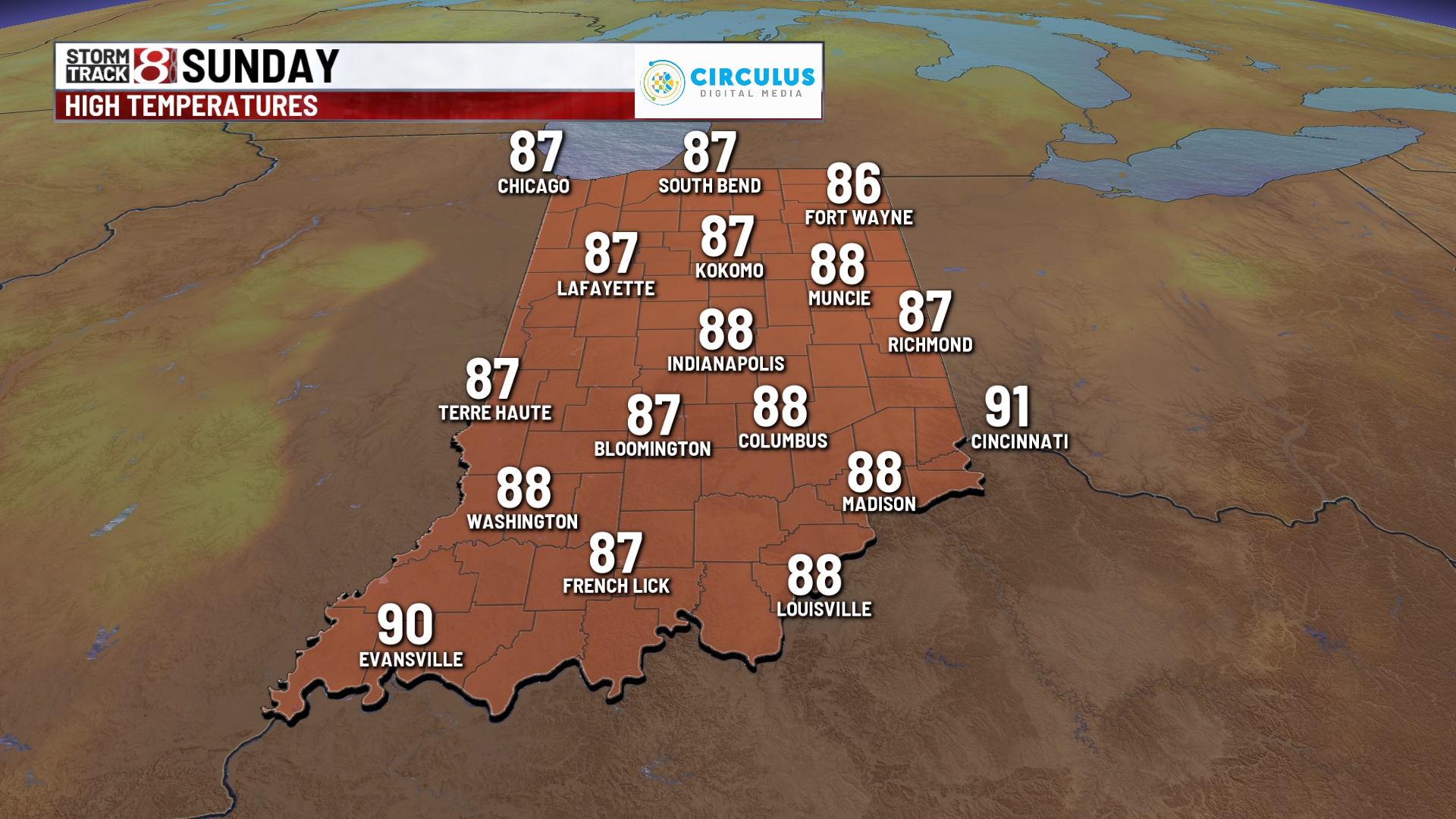 Hot and humid with severe storms possible this weekend - Indianapolis ...