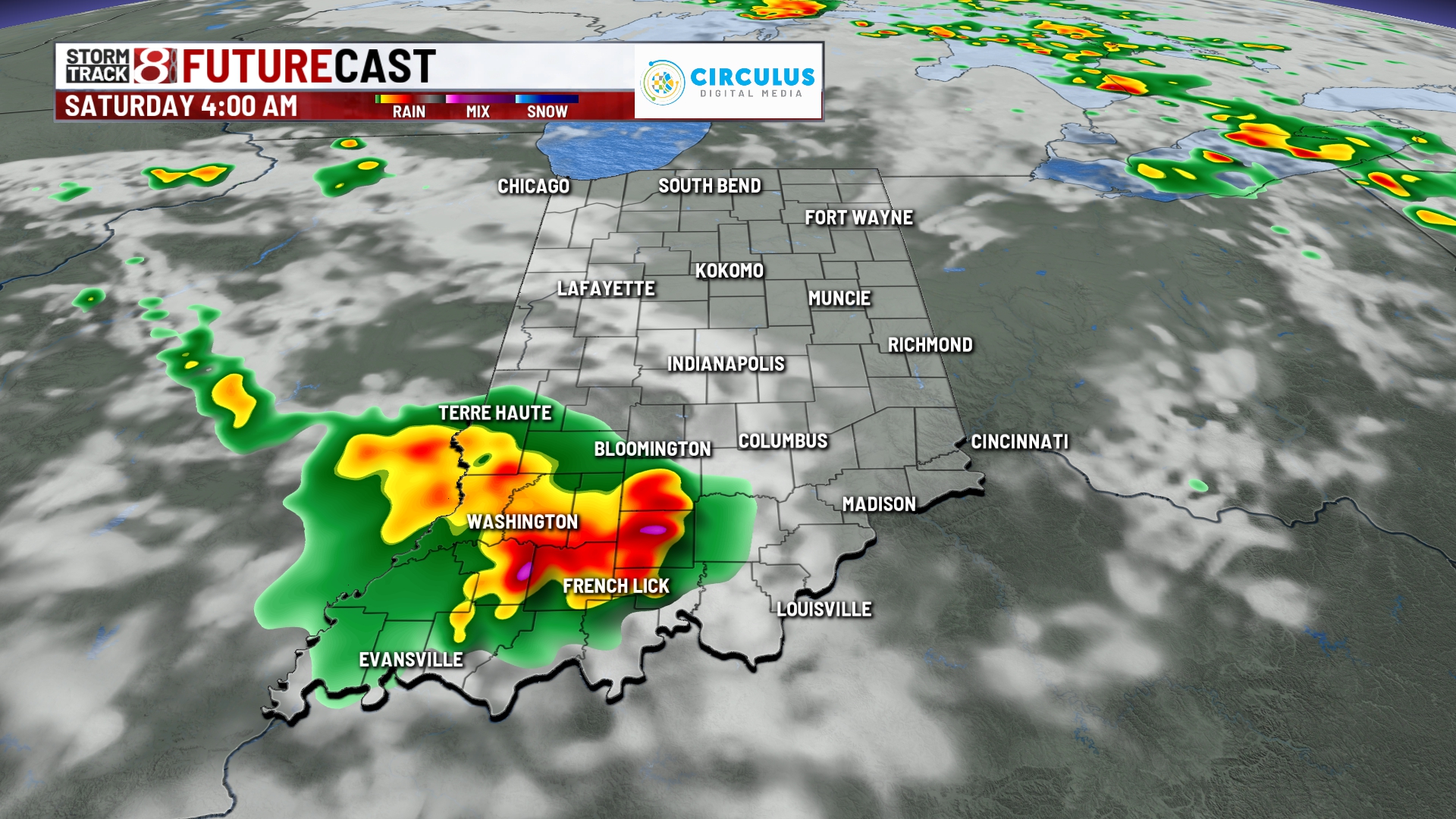 Dry Thursday but more rain on the way - Indianapolis News | Indiana ...