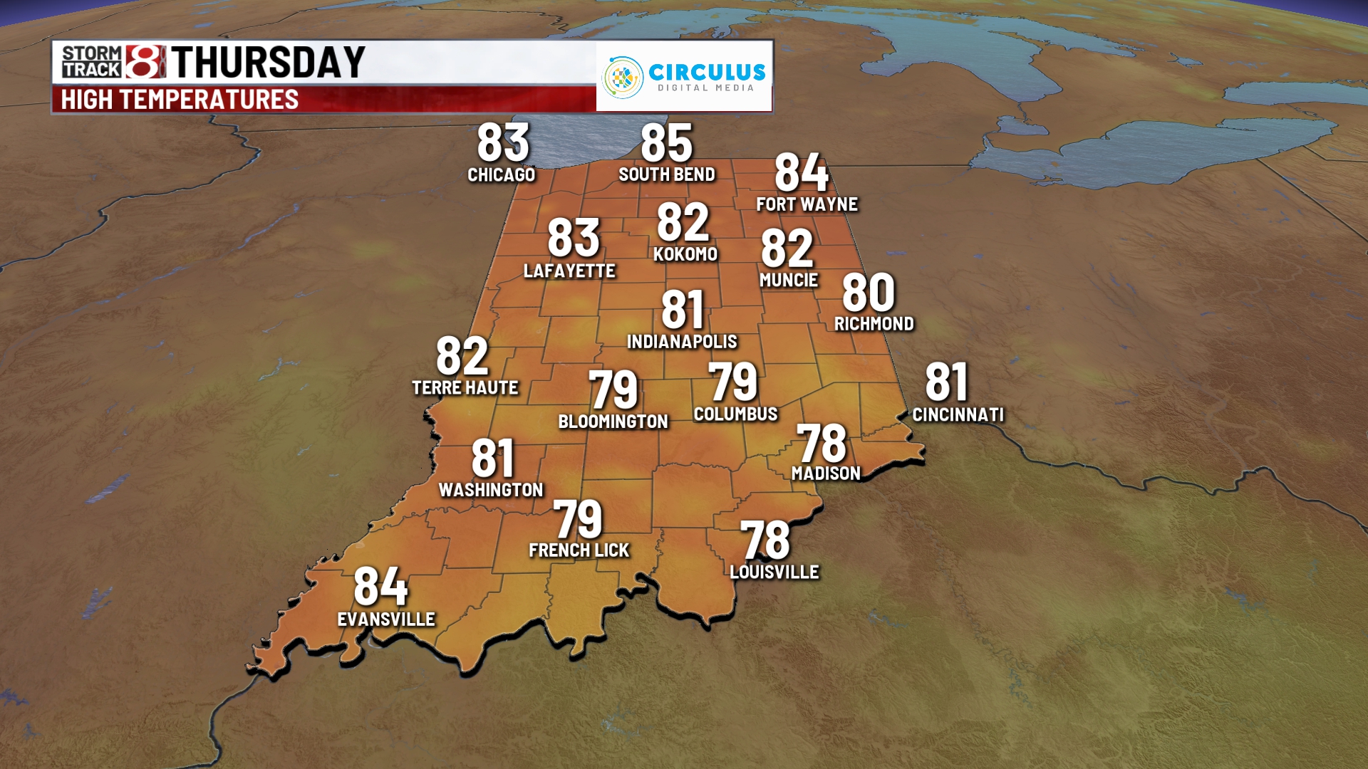 Rain chances and muggy air to increase for the second half of this week ...