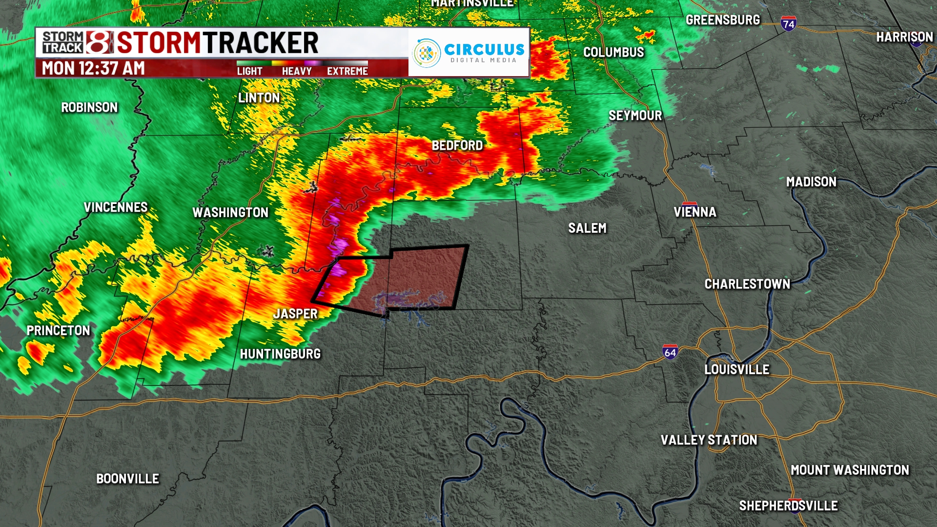 Tornadoes confirmed in southern Indiana after early Monday morning ...