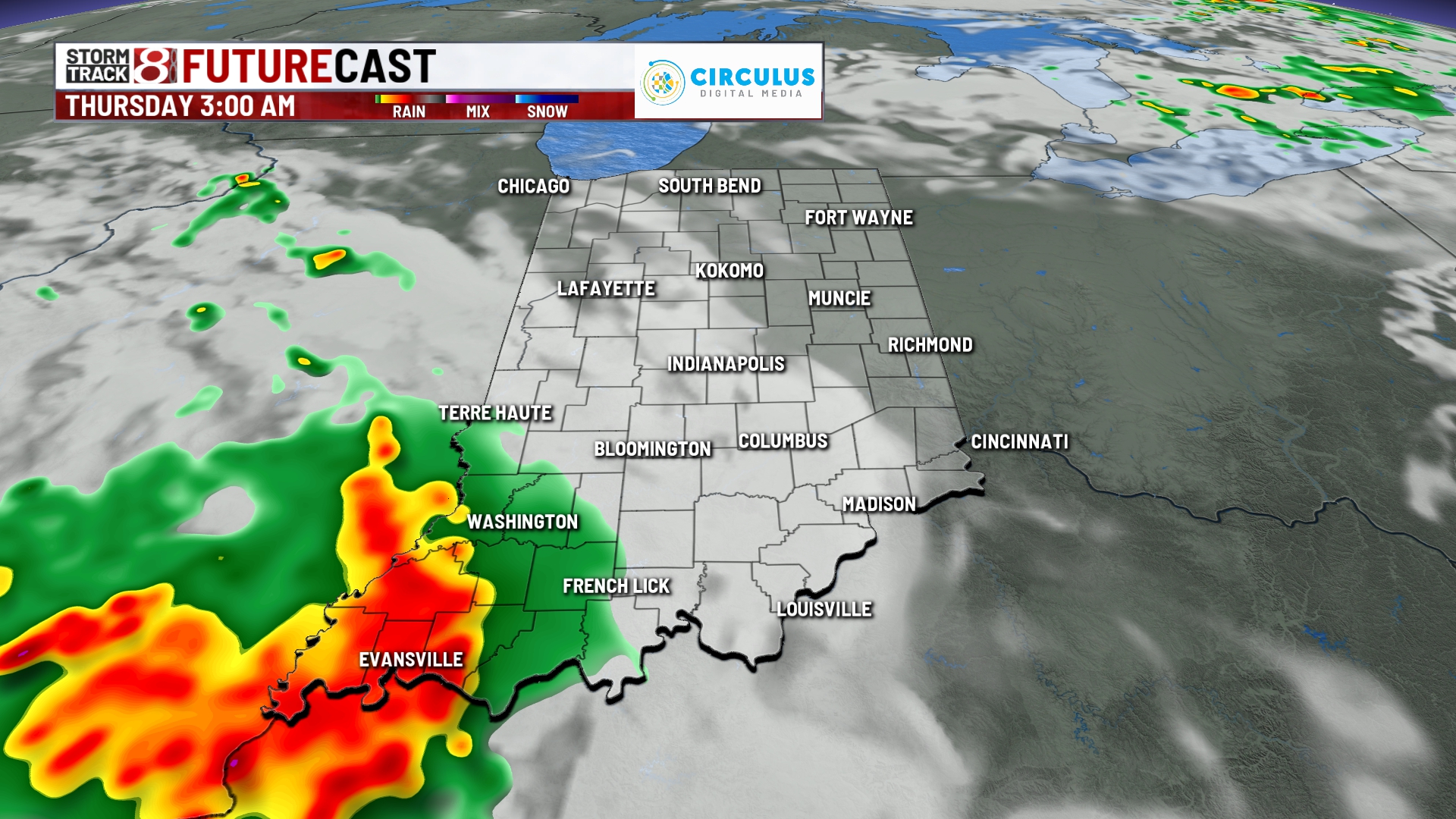 Rain chances and muggy air to increase for the second half of this week ...