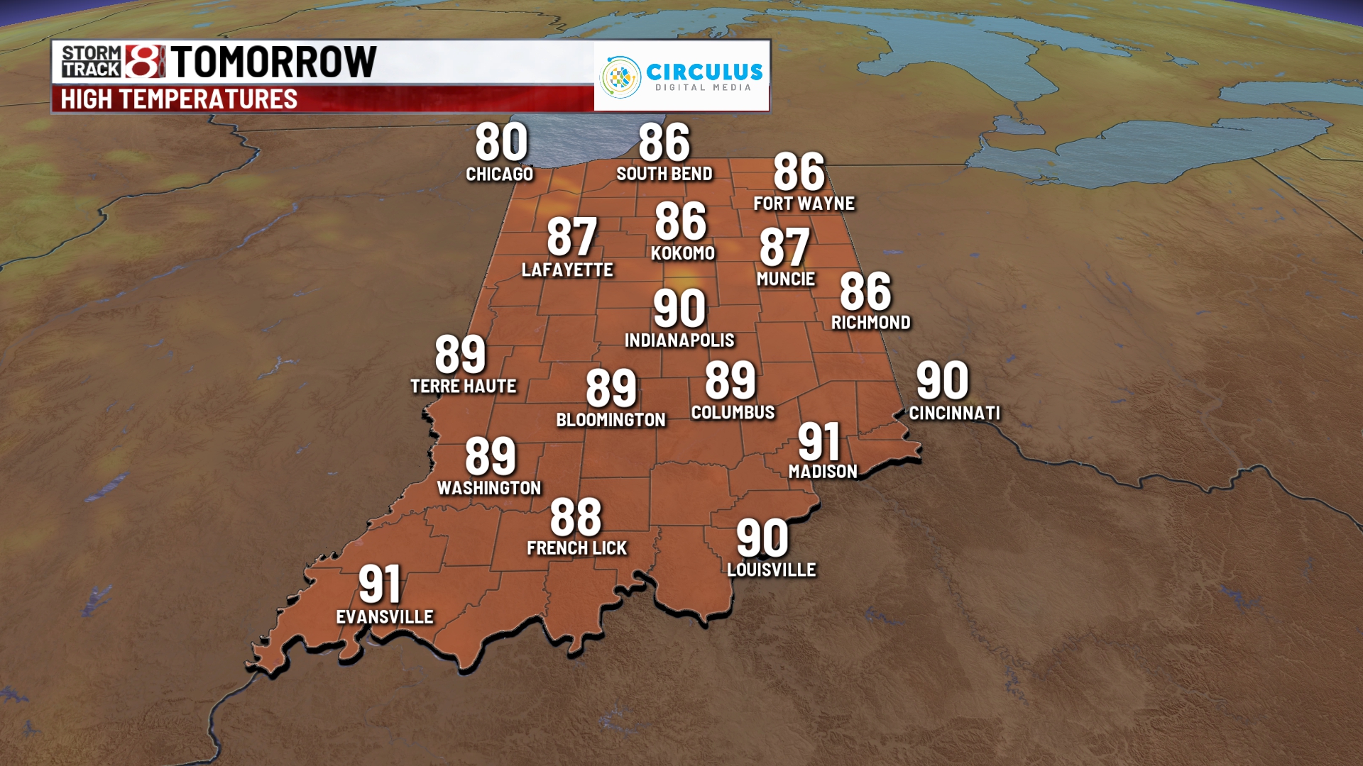 Hot and humid with severe storms possible this weekend - Indianapolis ...