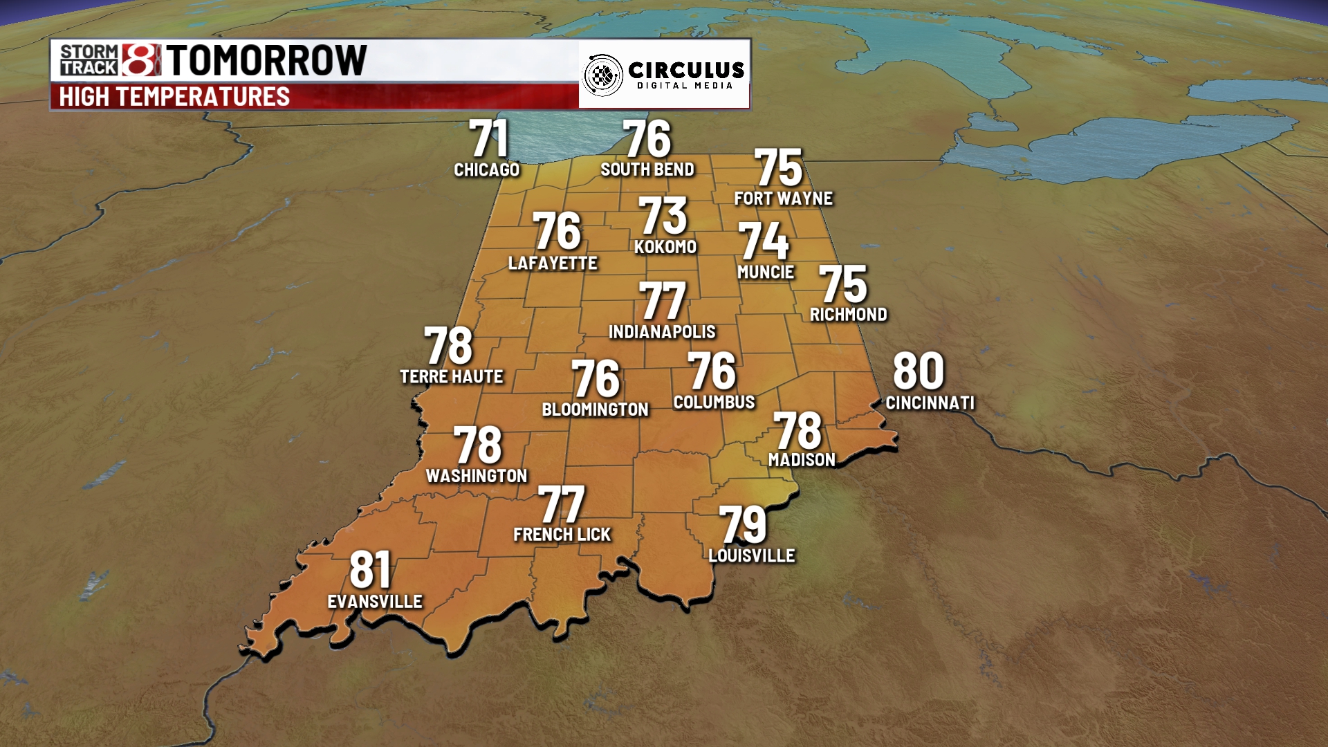 Cloudy Friday, bright and mild weekend - Indianapolis News | Indiana ...