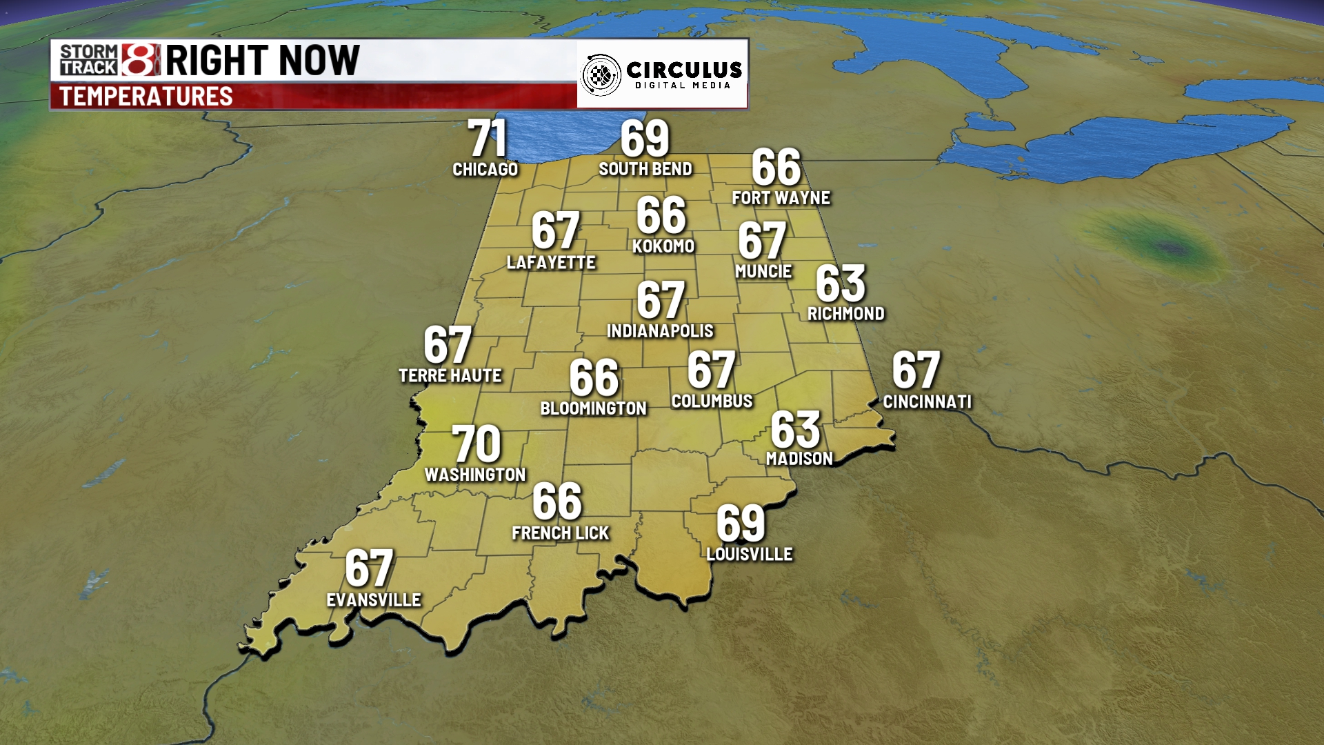 Cloudy and cooler Thursday - Indianapolis News | Indiana Weather ...