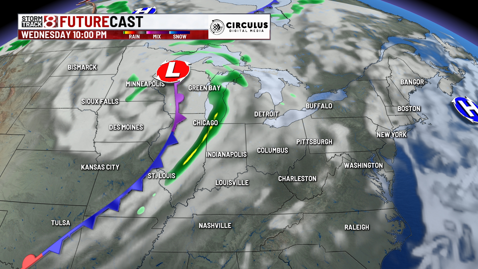 Some sunshine late Tuesday before rain moves in midweek - Indianapolis ...