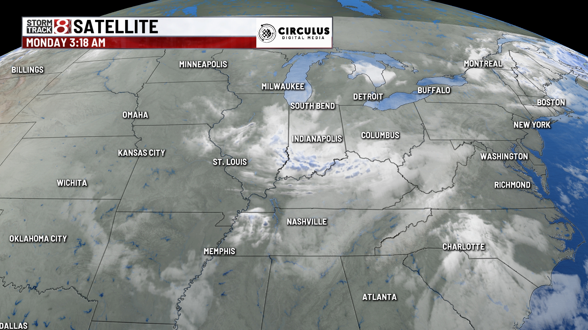 Cloudy and cool start to the week - Indianapolis News | Indiana Weather ...