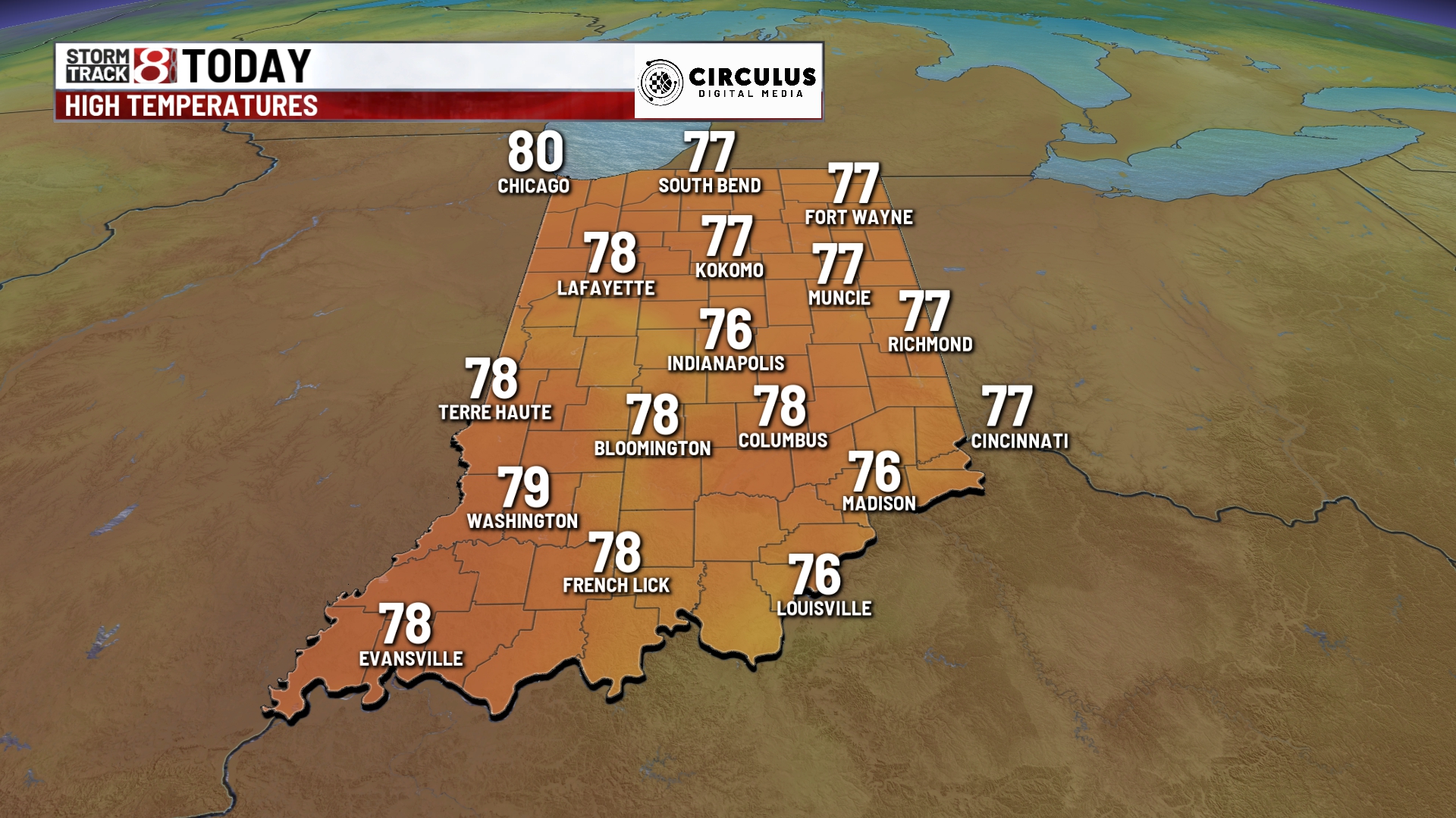Warm and breezy Tuesday - Indianapolis News | Indiana Weather | Indiana ...