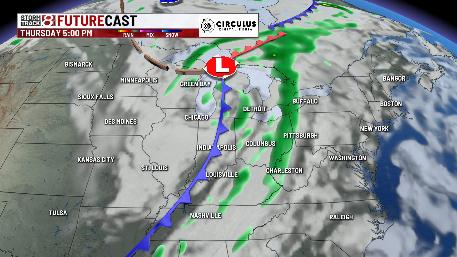 Some sunshine late Tuesday before rain moves in midweek - Indianapolis ...
