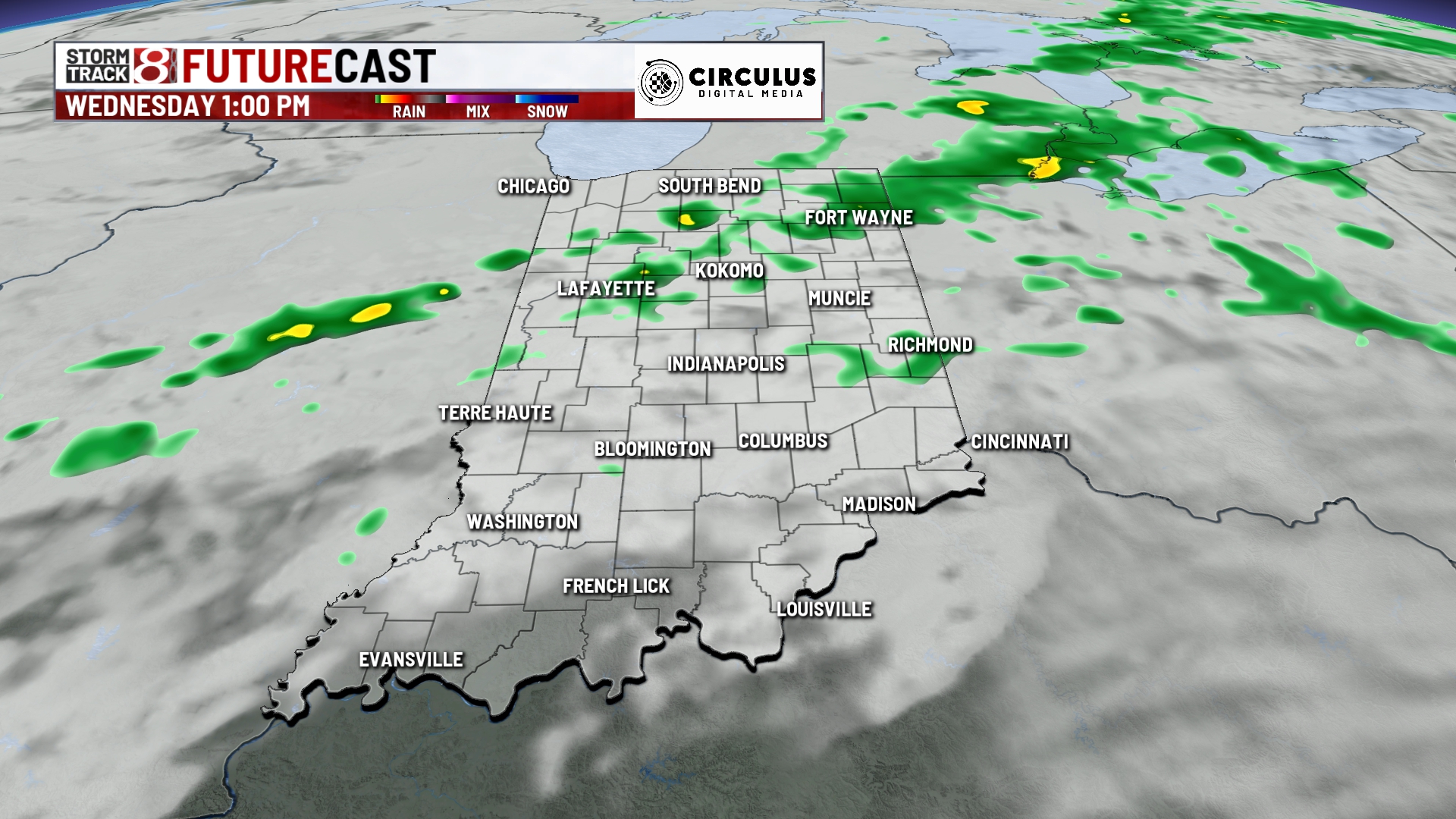 Rain chances to pick up with warm trend continuing - Indianapolis News ...