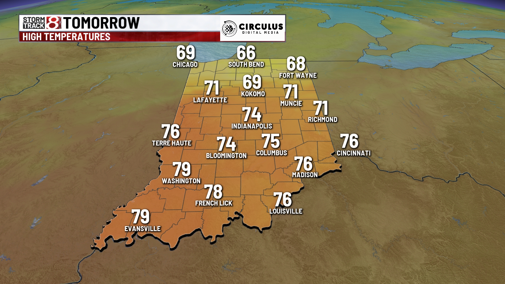 Warm and breezy Tuesday - Indianapolis News | Indiana Weather | Indiana ...