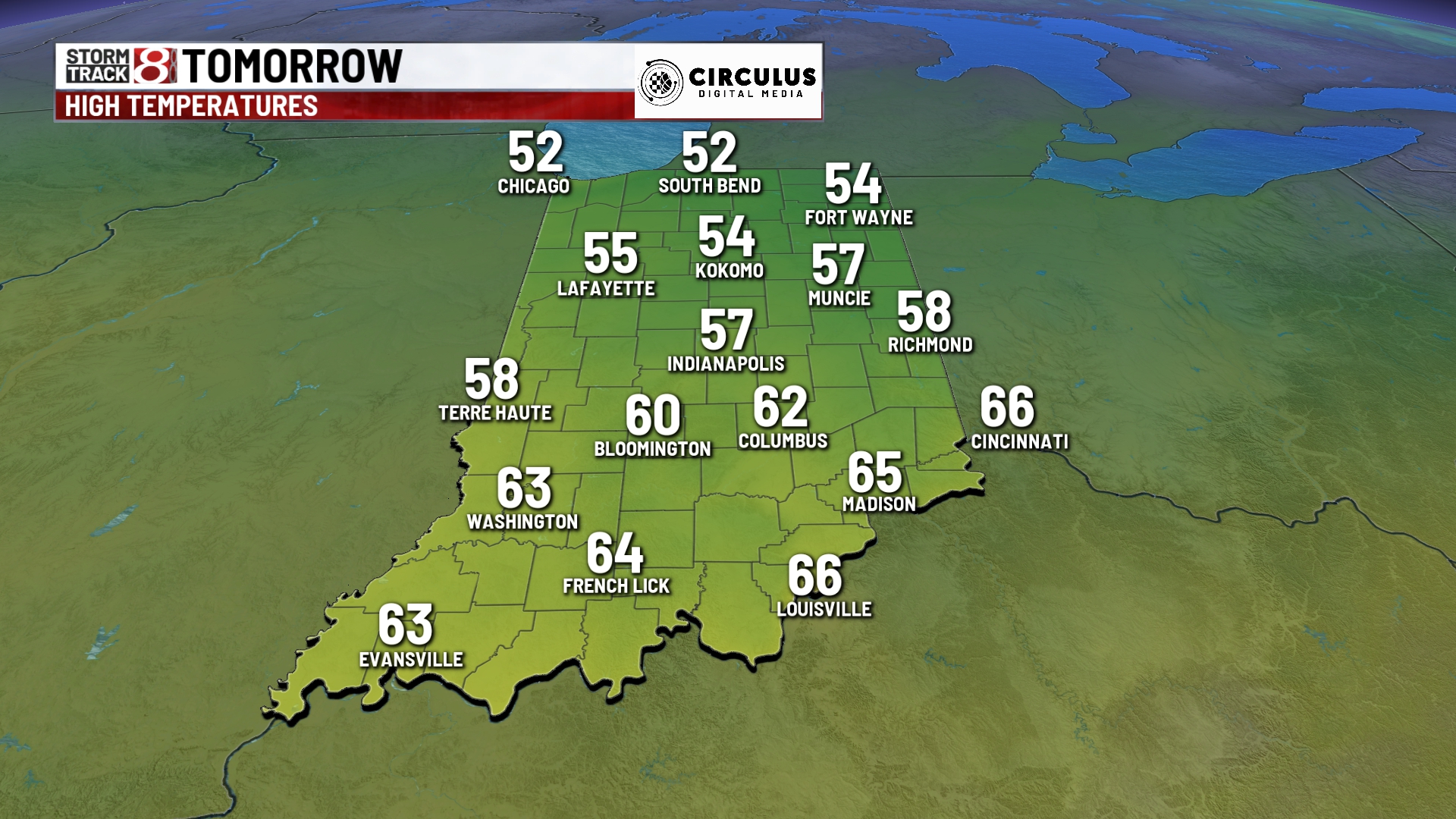 Windy and warmer Wednesday - Indianapolis News | Indiana Weather ...