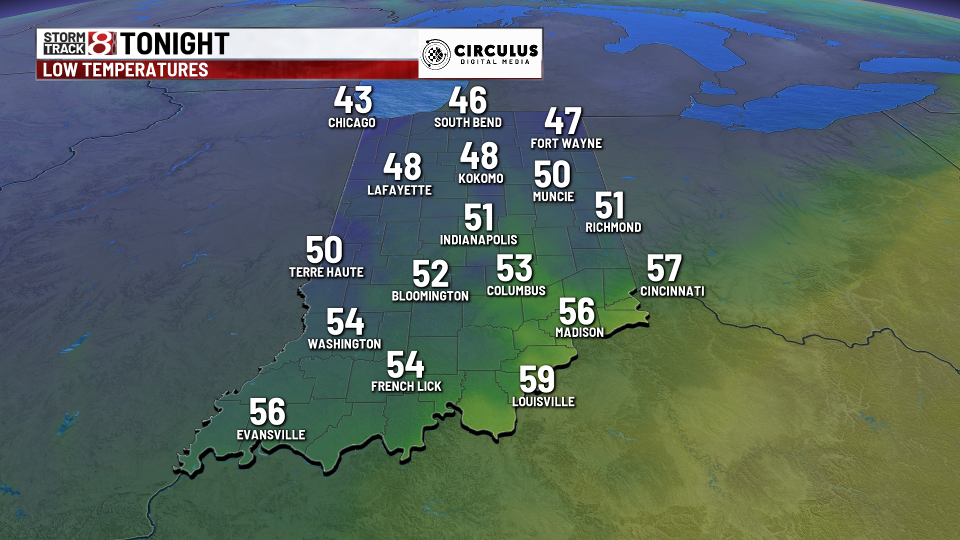 Windy and warmer Wednesday - Indianapolis News | Indiana Weather ...