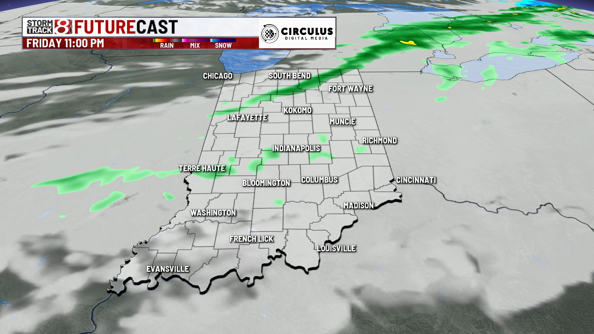 Warmer and windy Friday - Indianapolis News | Indiana Weather | Indiana ...