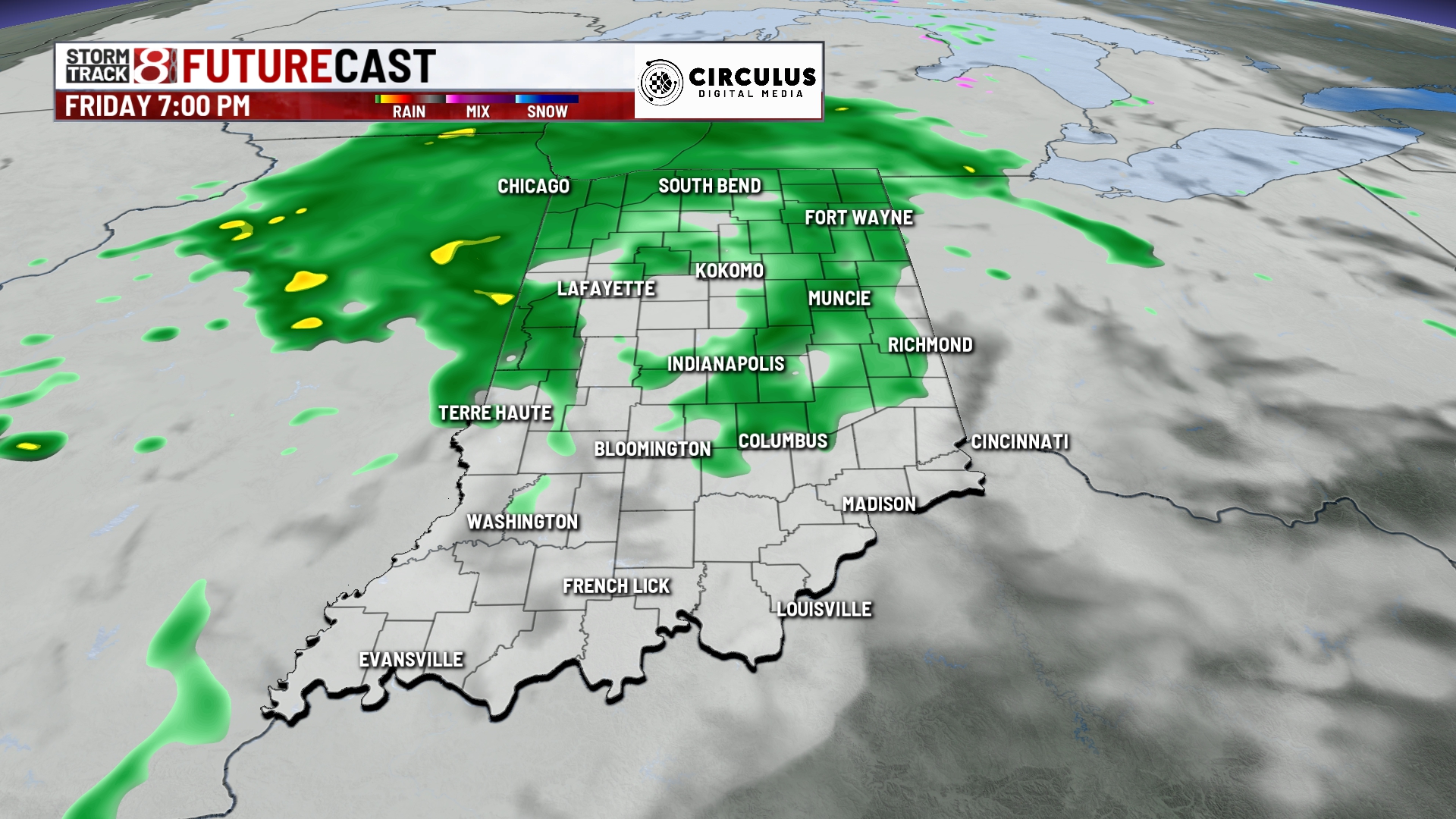 Rain for Friday night, unseasonably mild with more rain this holiday ...