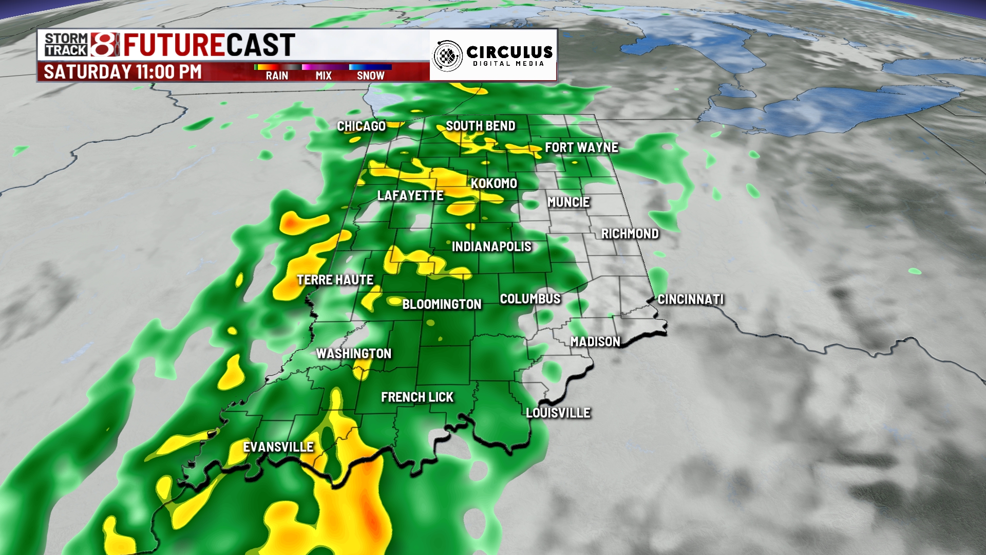 Tracking weekend showers and cooler temps, even colder and windy by ...