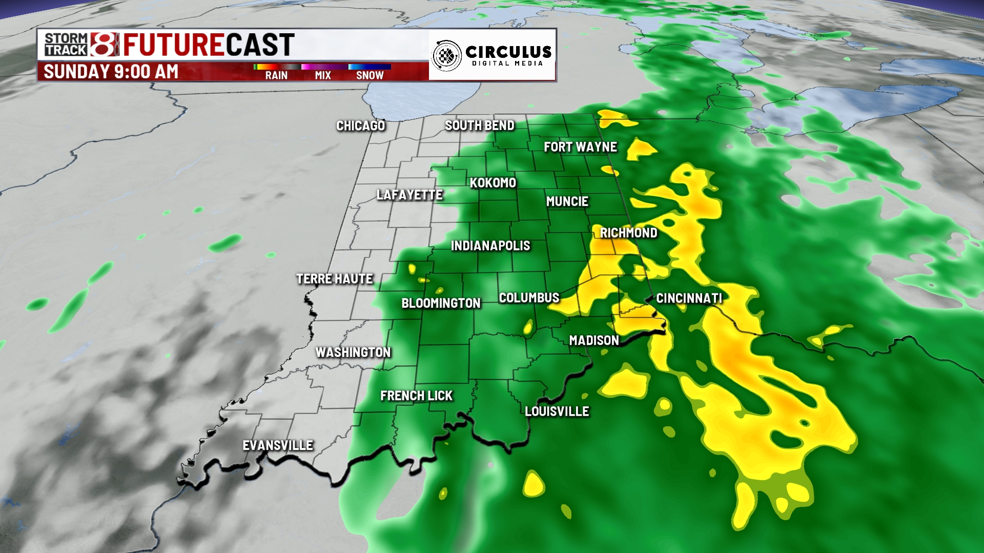 Tracking weekend showers and cooler temps, even colder and windy by ...