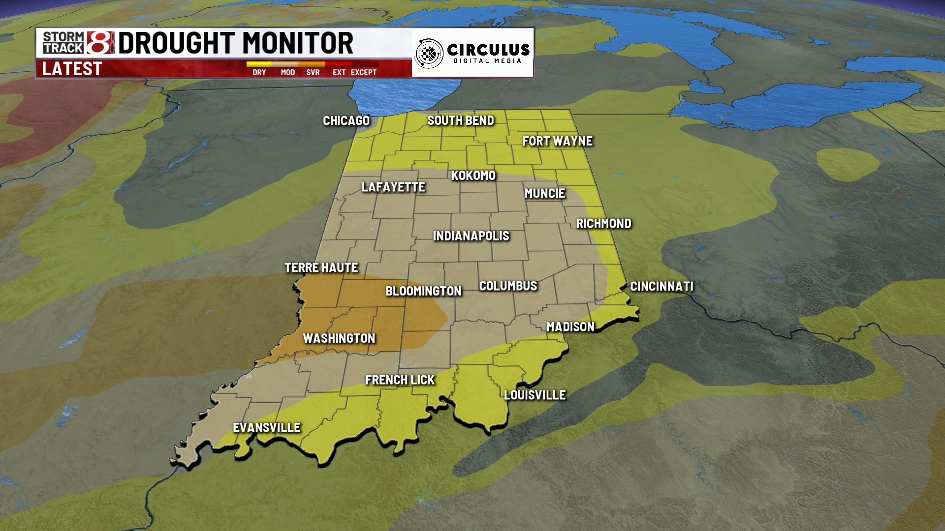 Rain moving in late Saturday - Indianapolis News | Indiana Weather ...