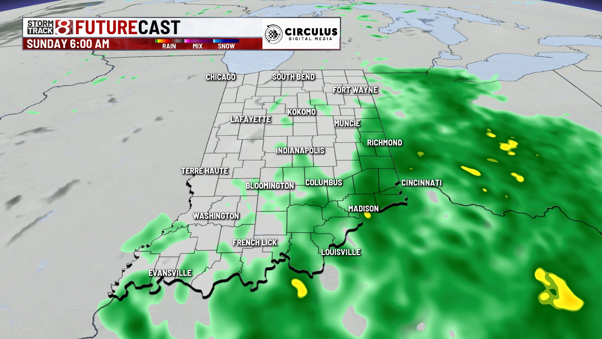 Tracking weekend showers and cooler temps, even colder and windy by ...