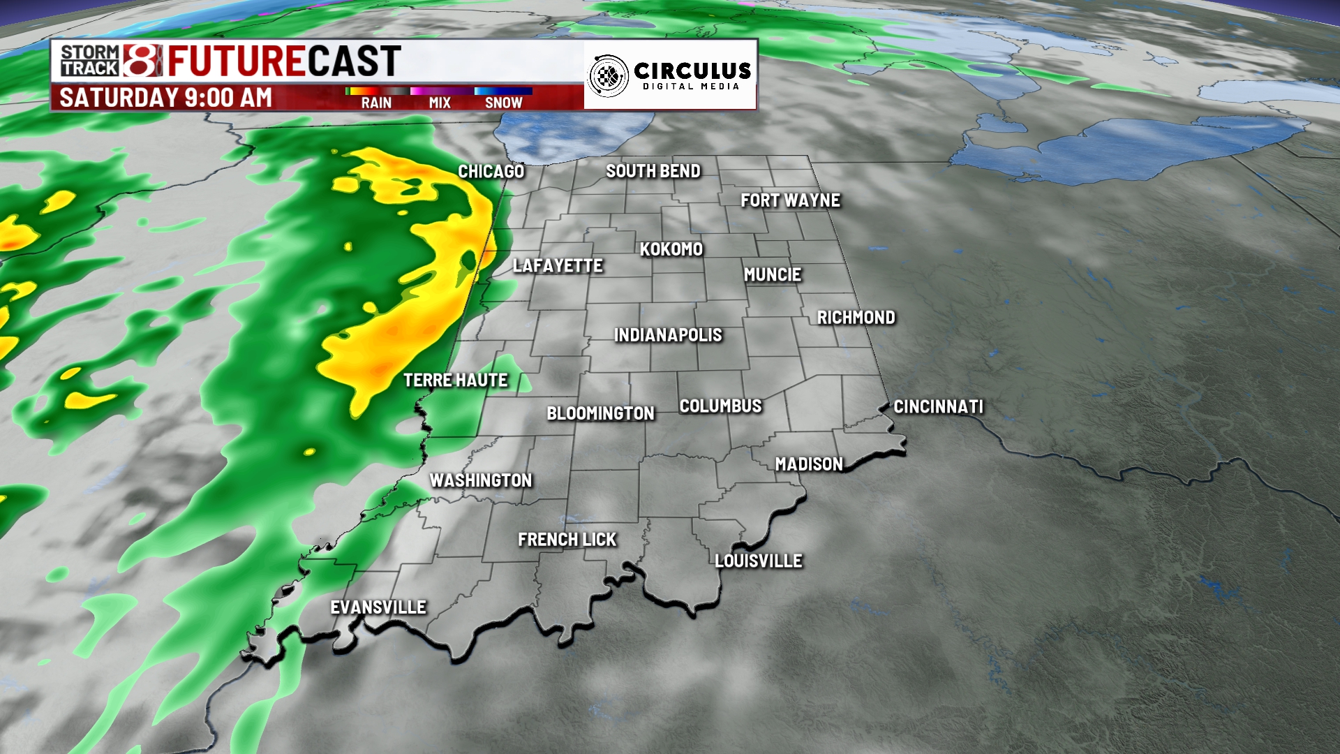 Tracking weekend showers and cooler temps, even colder and windy by ...