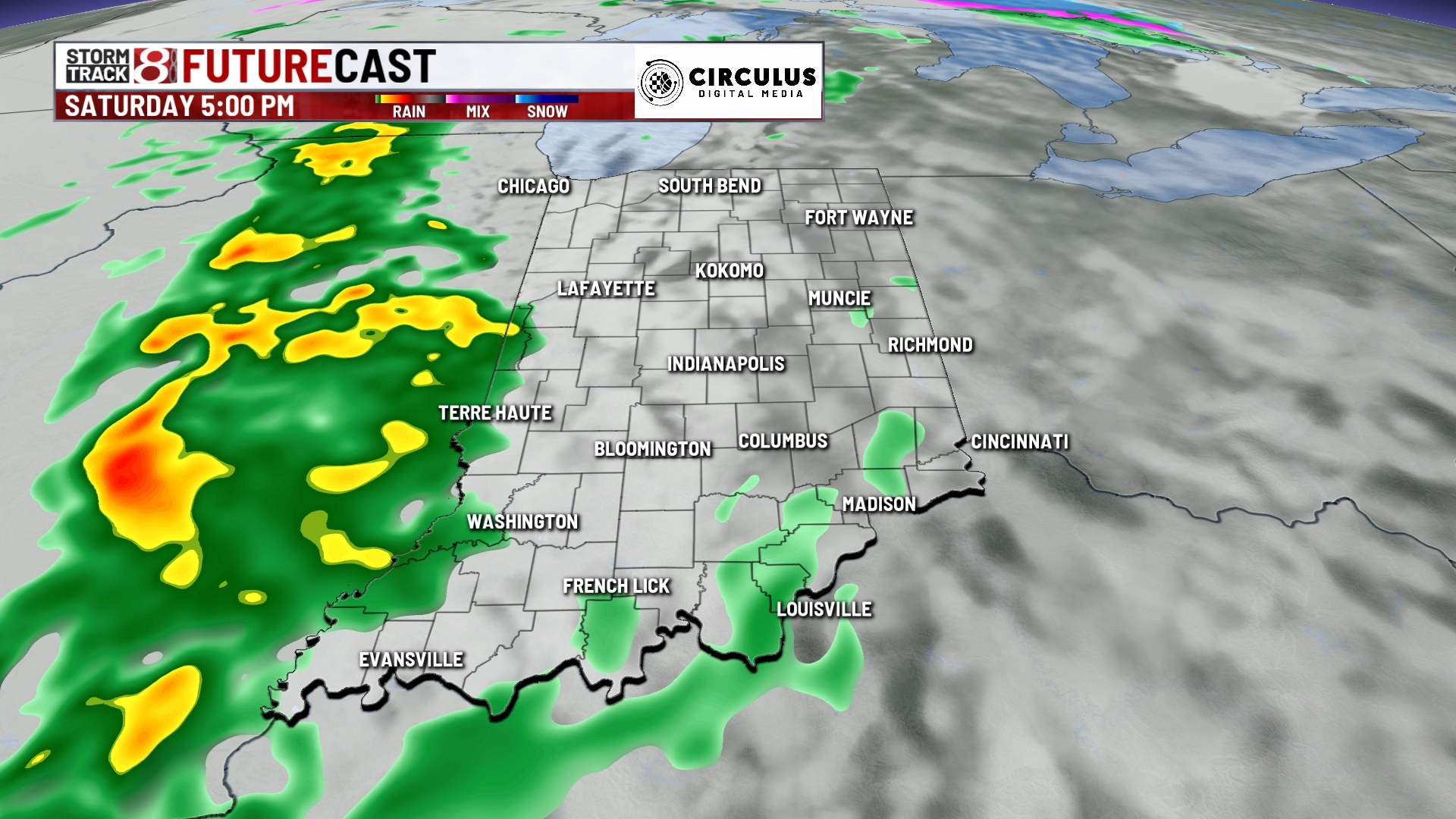 Tracking weekend showers and cooler temps, even colder and windy by ...