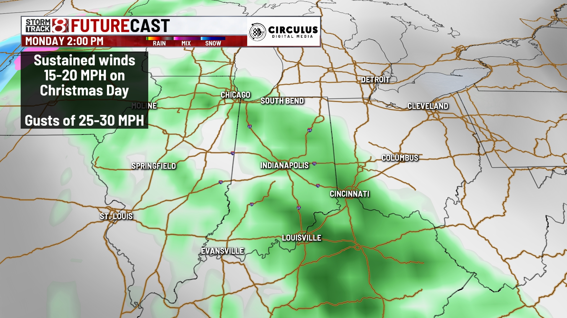 Rain for Friday night, unseasonably mild with more rain this holiday ...