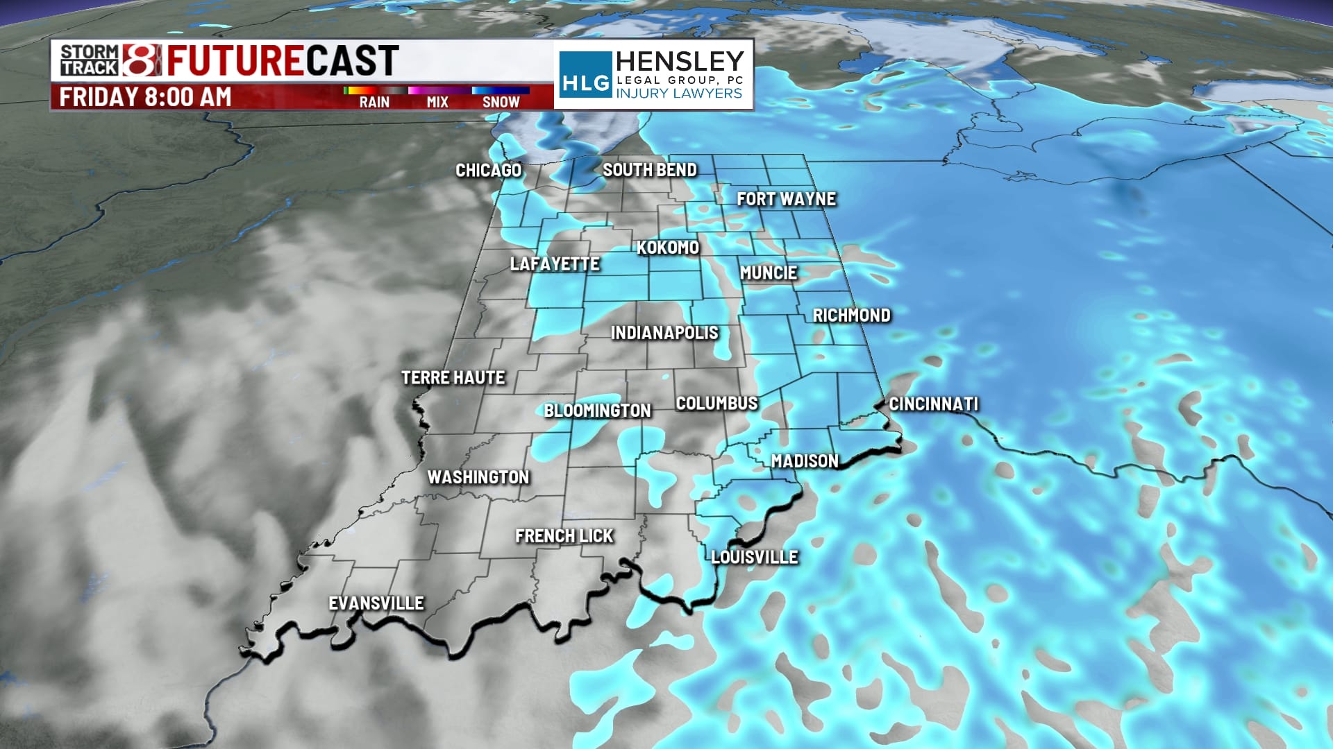 Snow moves out, bitter cold moves in - Indianapolis News | Indiana ...