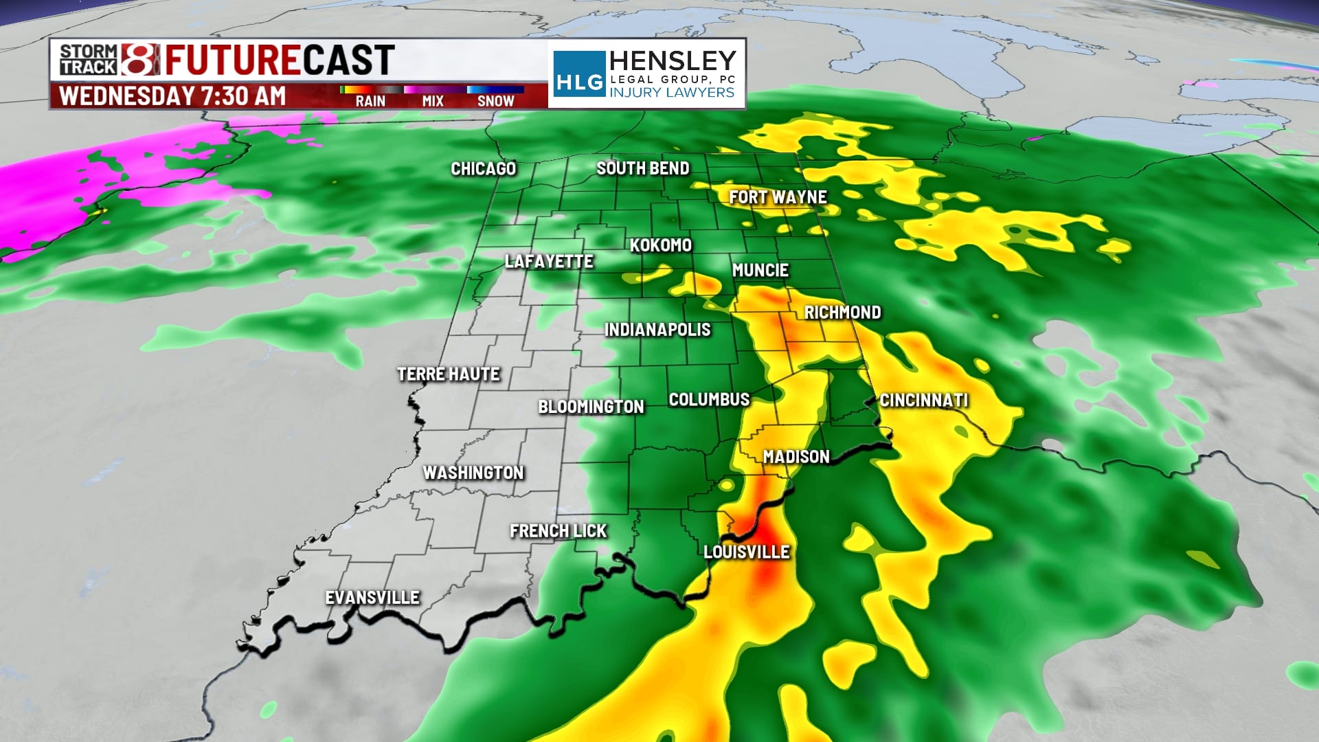 Monitoring freezing rain potential Monday night into Tuesday morning ...