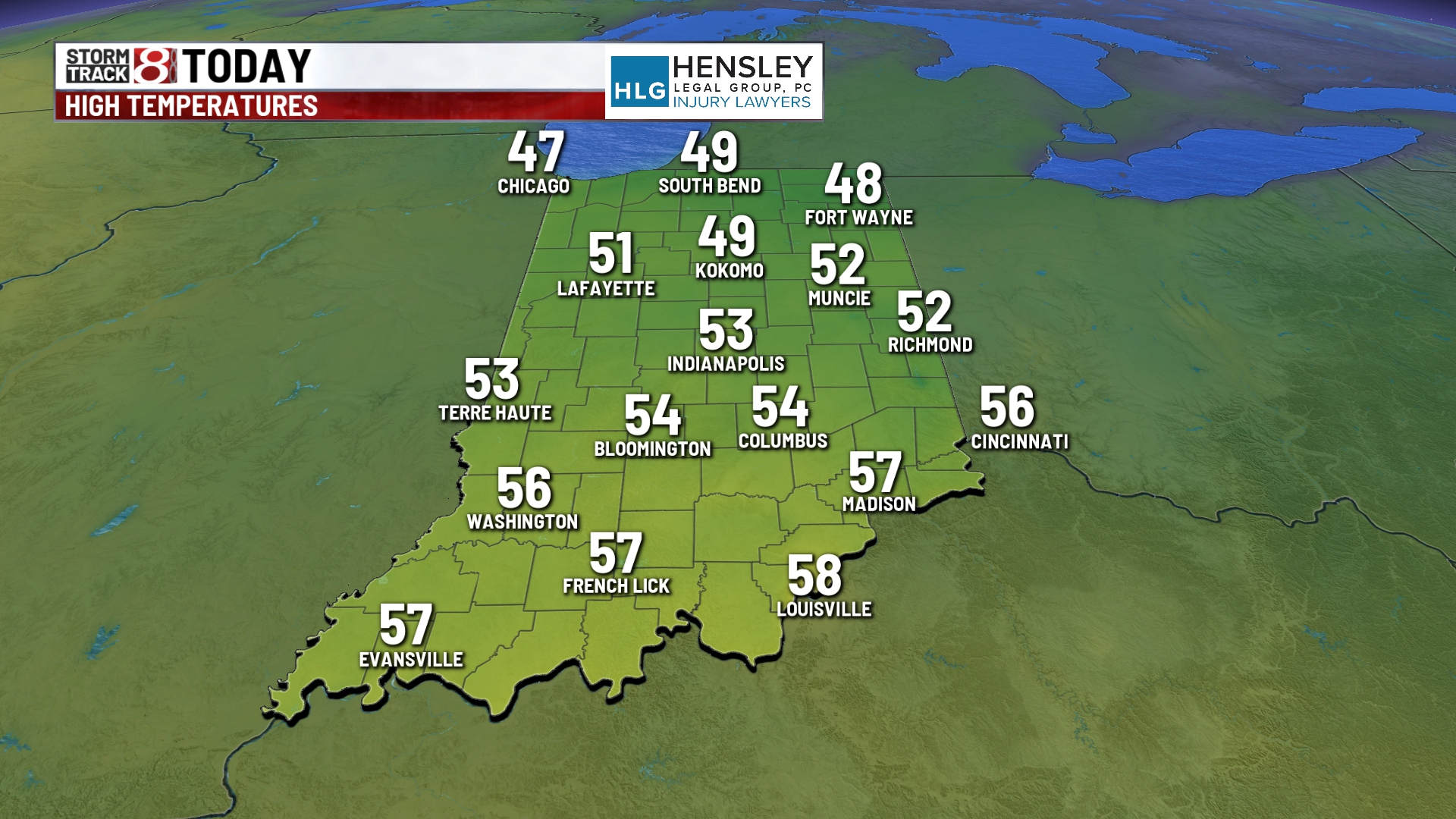 Warm and windy for the end of the week - Indianapolis News | Indiana ...