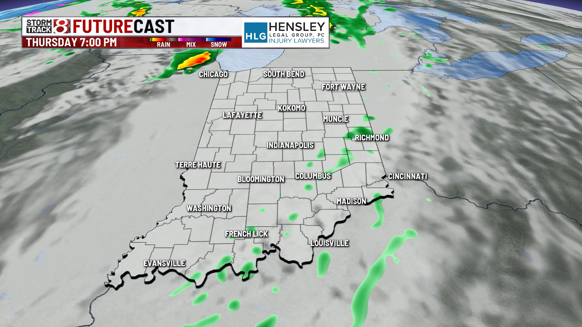 Potential record high temperatures Friday with rain late - Indianapolis ...