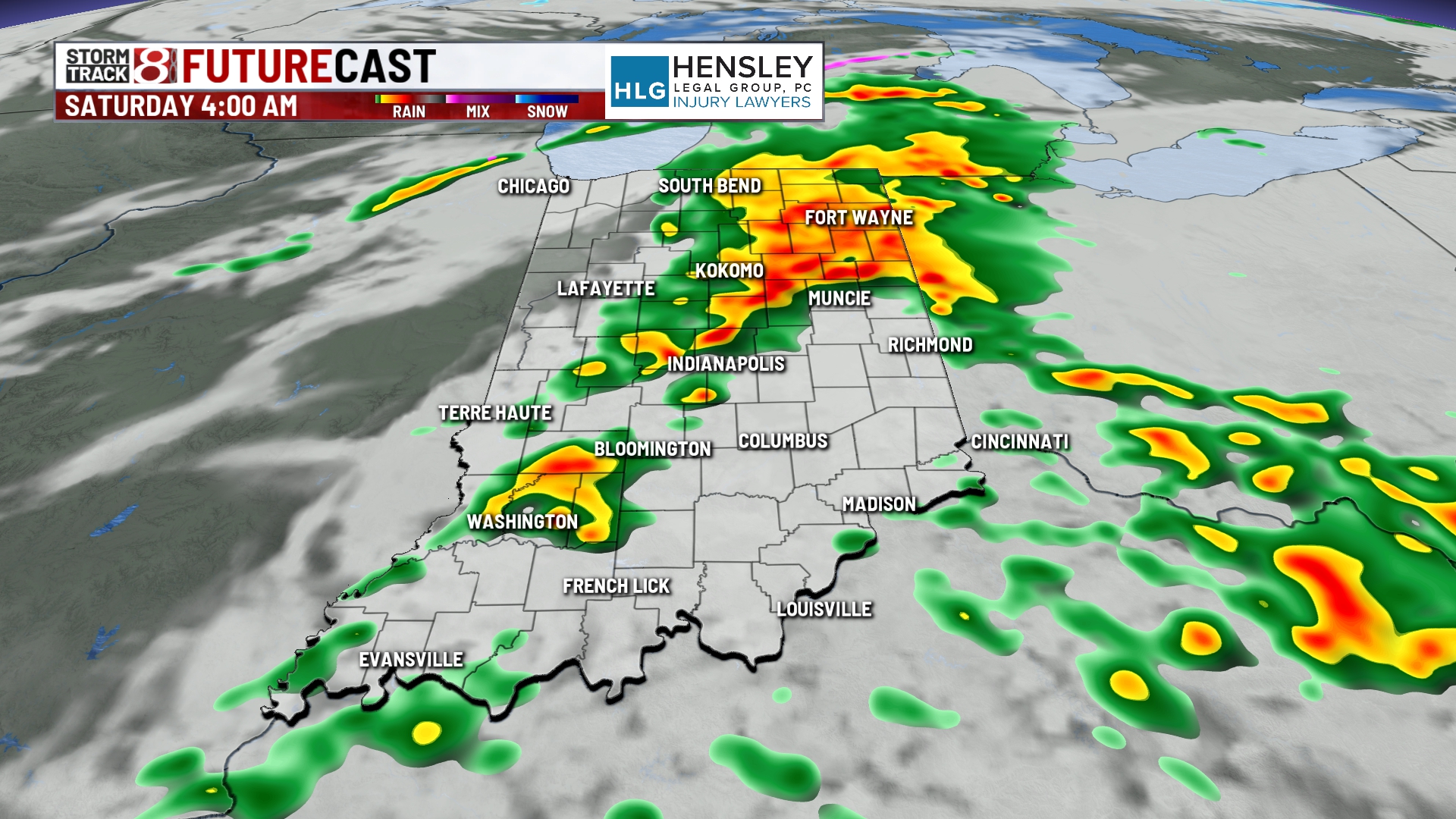 Warmer and windy Thursday - Indianapolis News | Indiana Weather ...