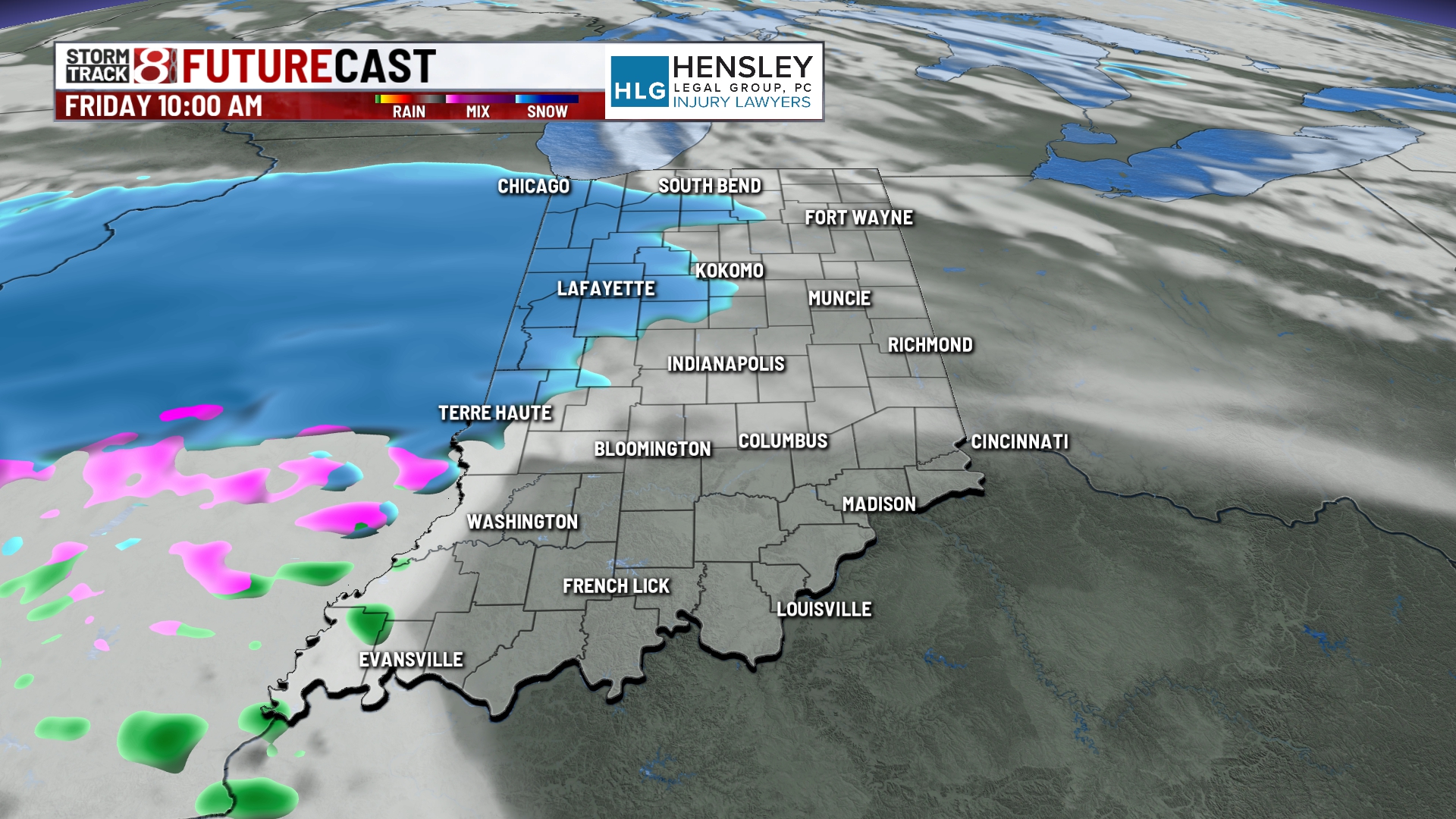 One more mild day before snow moves in Friday - Indianapolis News ...
