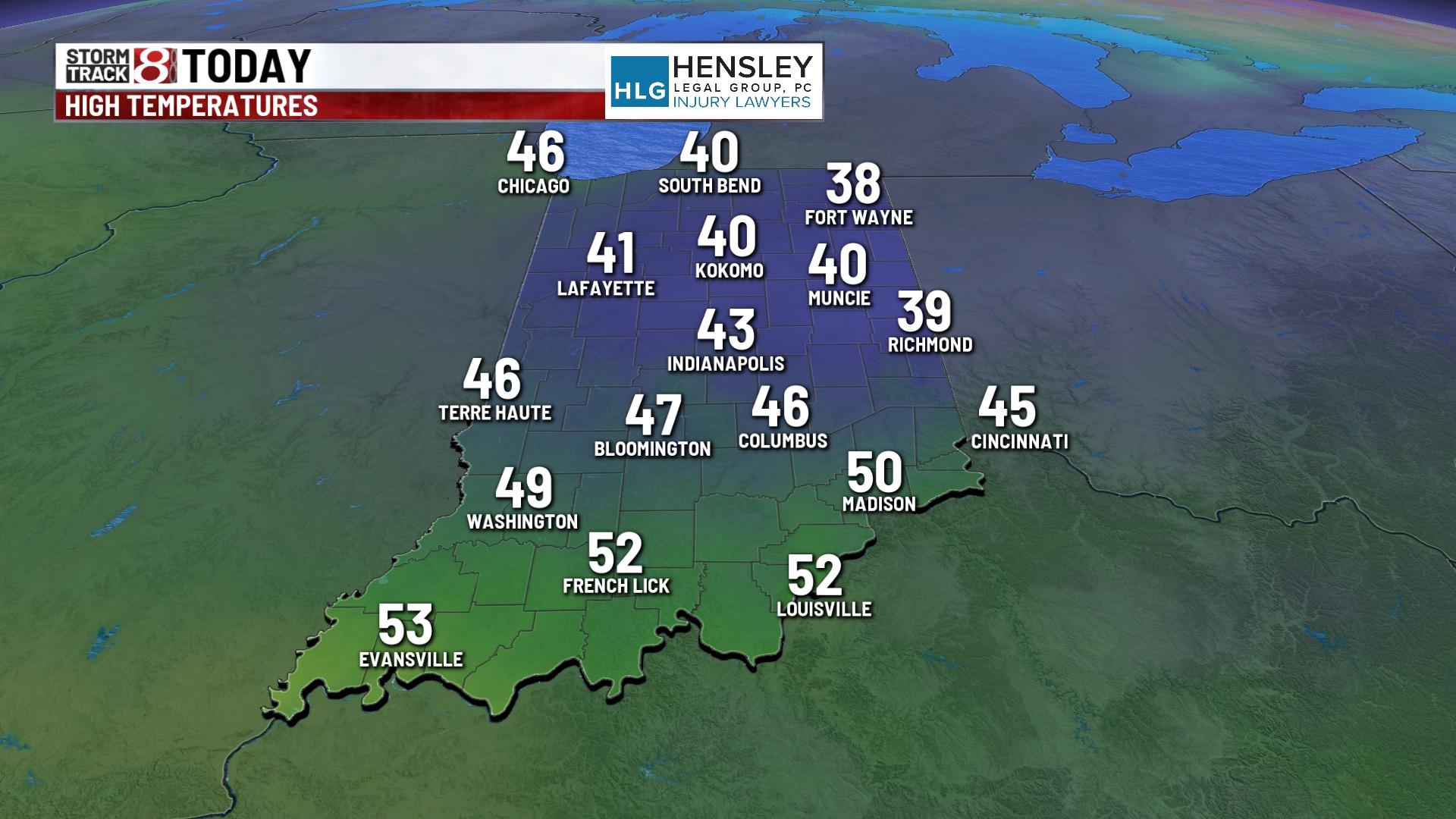 Warmer temperatures incoming - Indianapolis News | Indiana Weather ...
