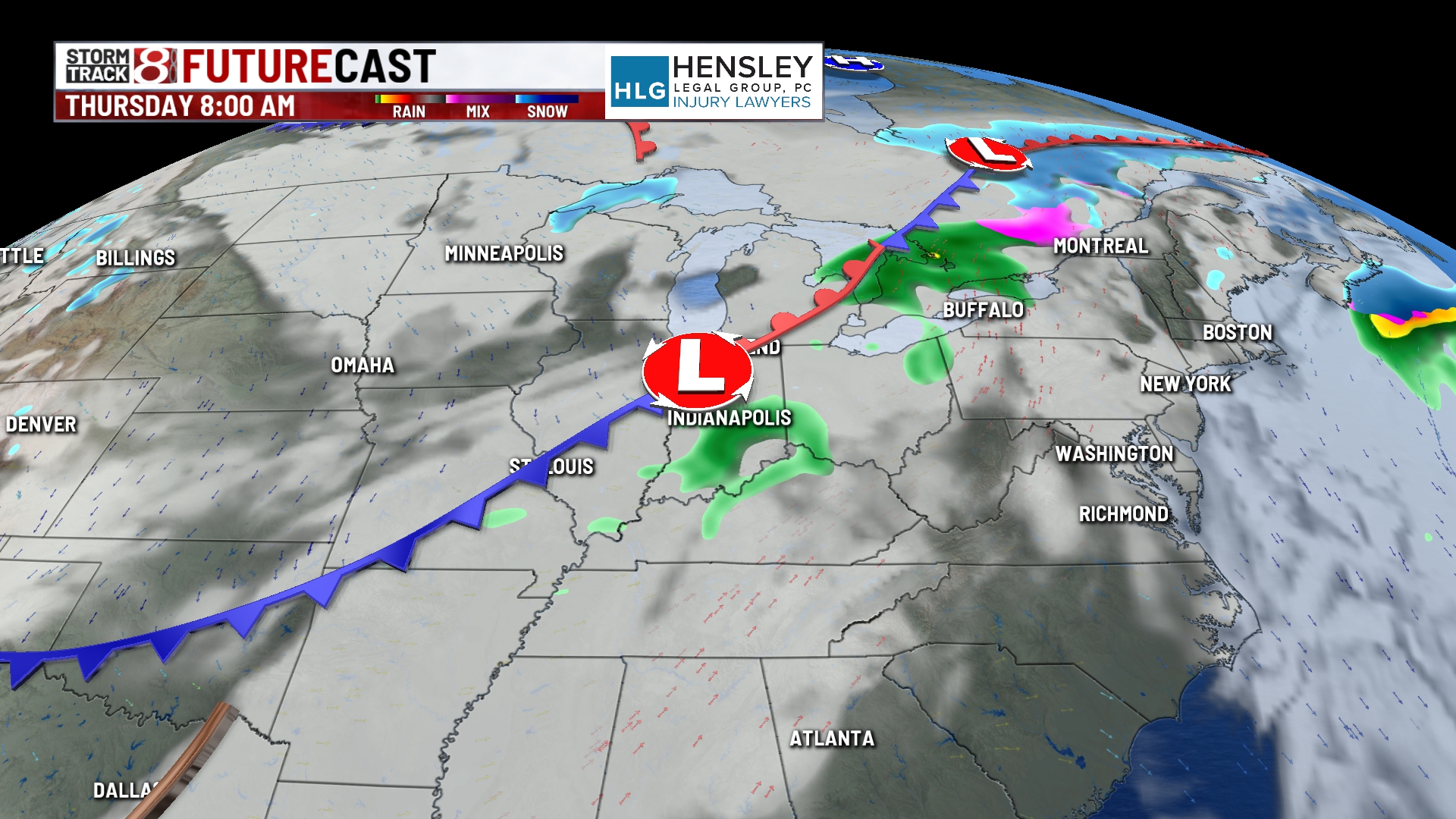 Warmer temperatures incoming - Indianapolis News | Indiana Weather ...