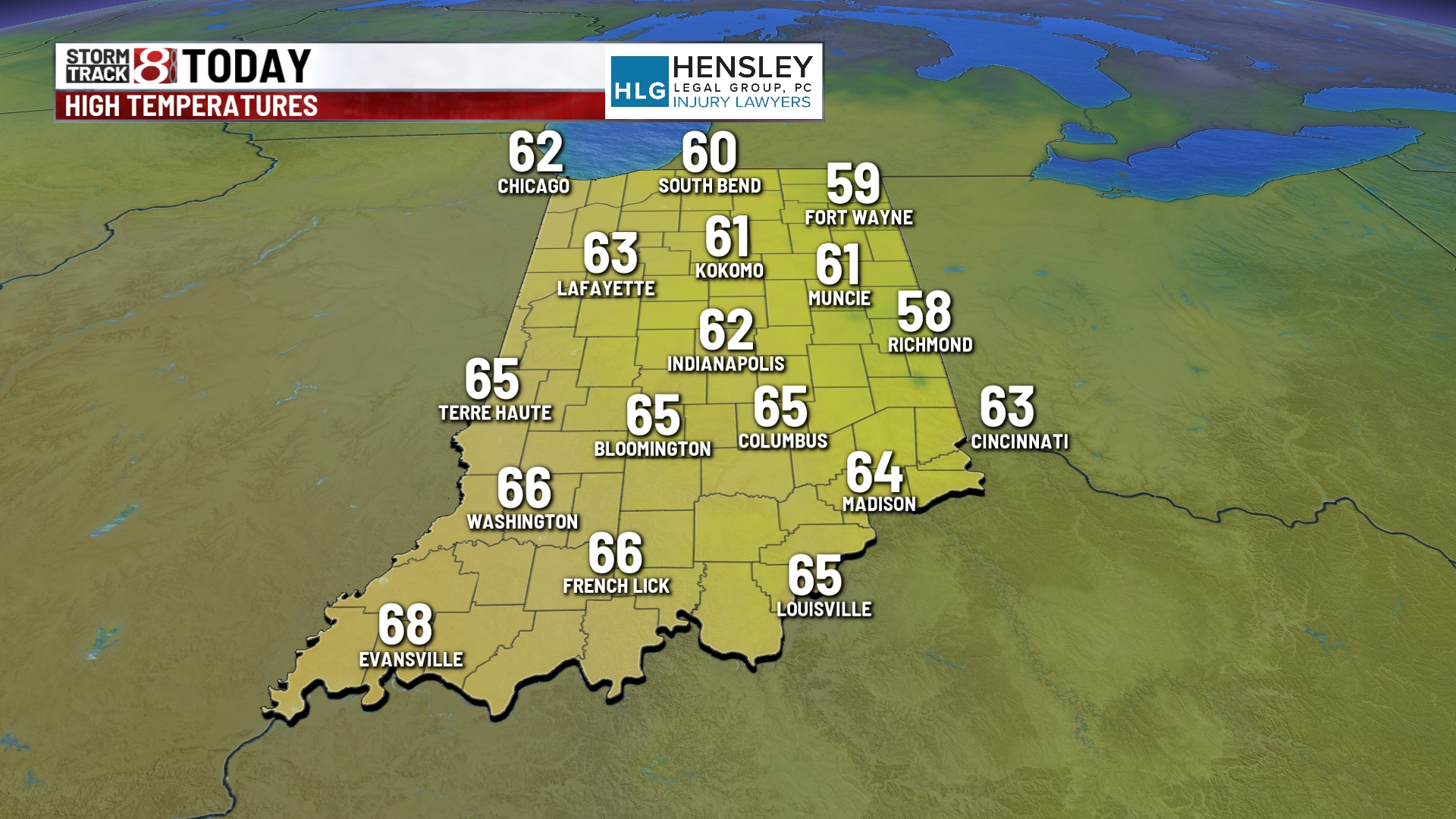 60s return with showers and storms possible - Indianapolis News ...