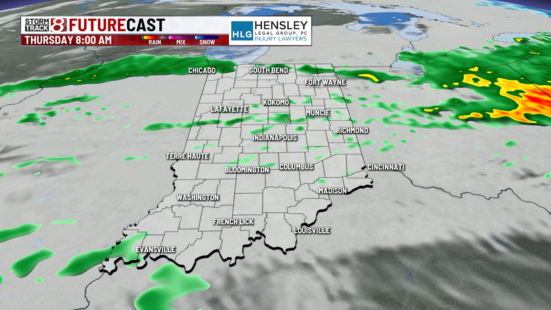 60s return with showers and storms possible - Indianapolis News ...