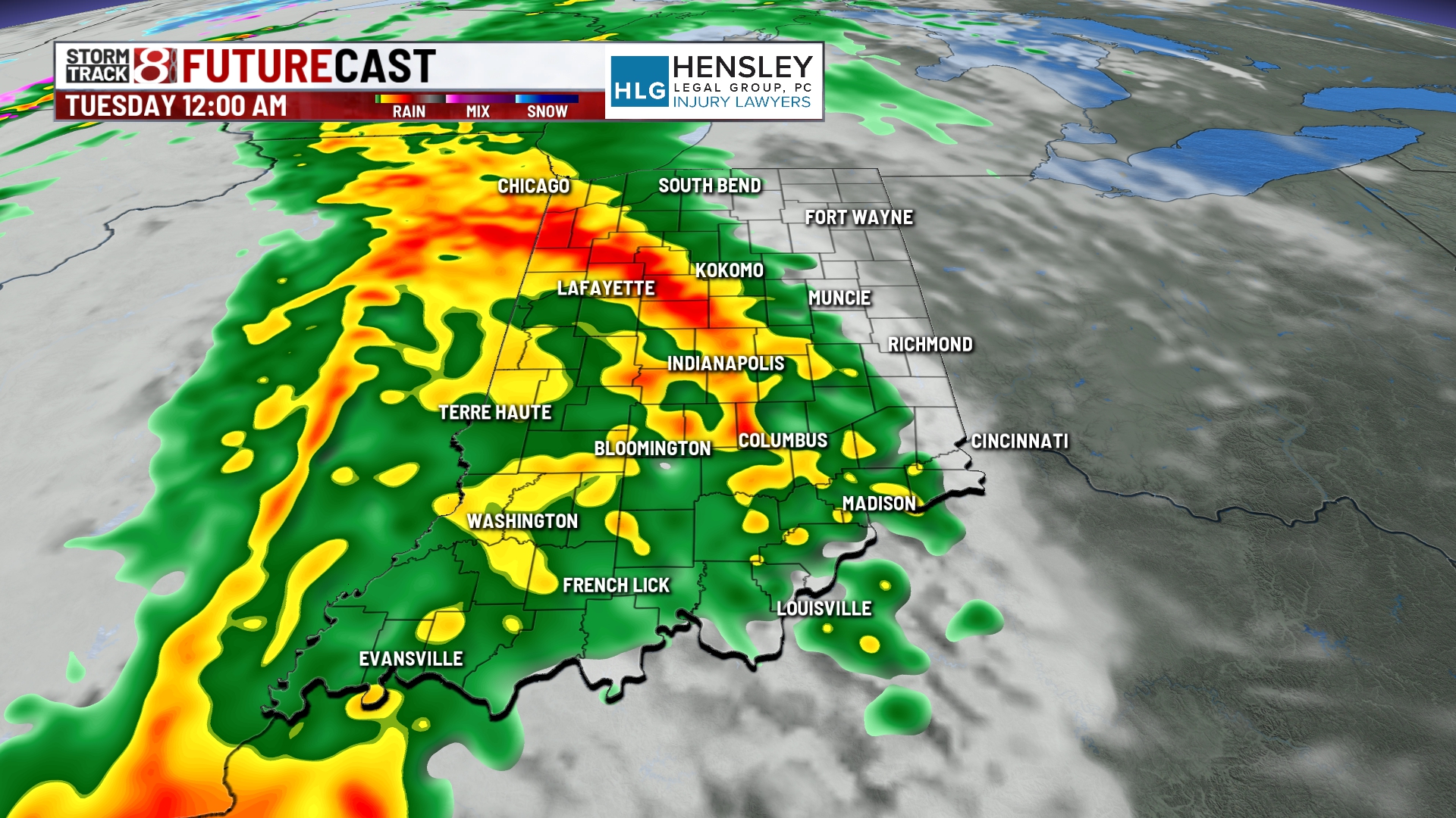 Wind advisory Monday evening through Tuesday - Indianapolis News ...