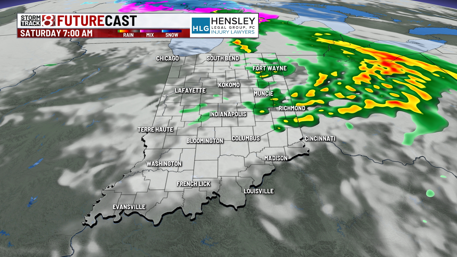 Warm Friday with rain chances for Easter weekend - Indianapolis News ...