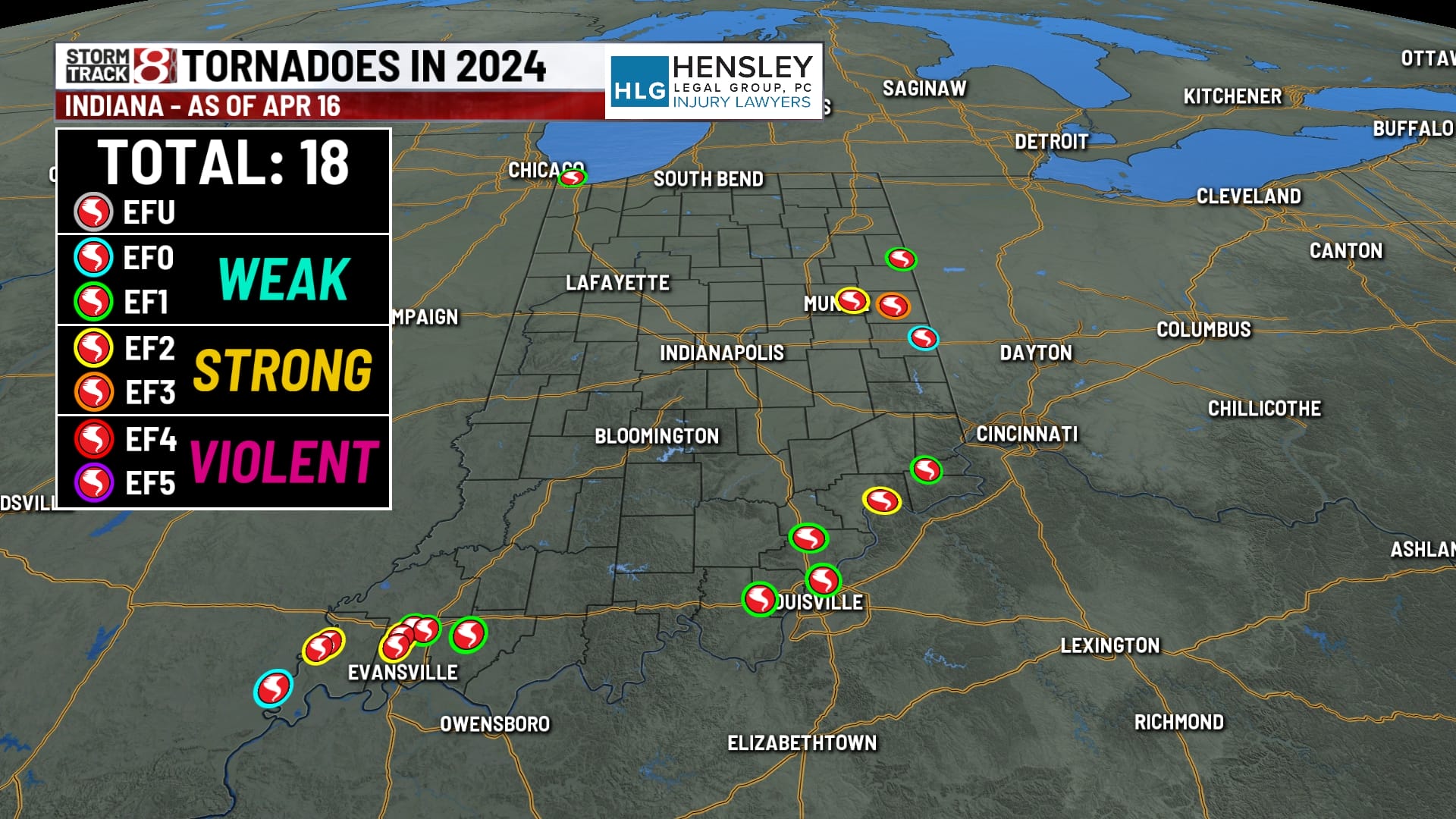 Ohio River Valley has been a hot spot for tornadoes so far in 2024 ...