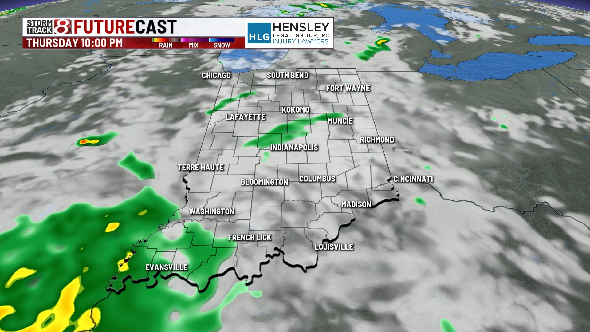 Beautiful Thursday afternoon, rain arrives late - Indianapolis News ...