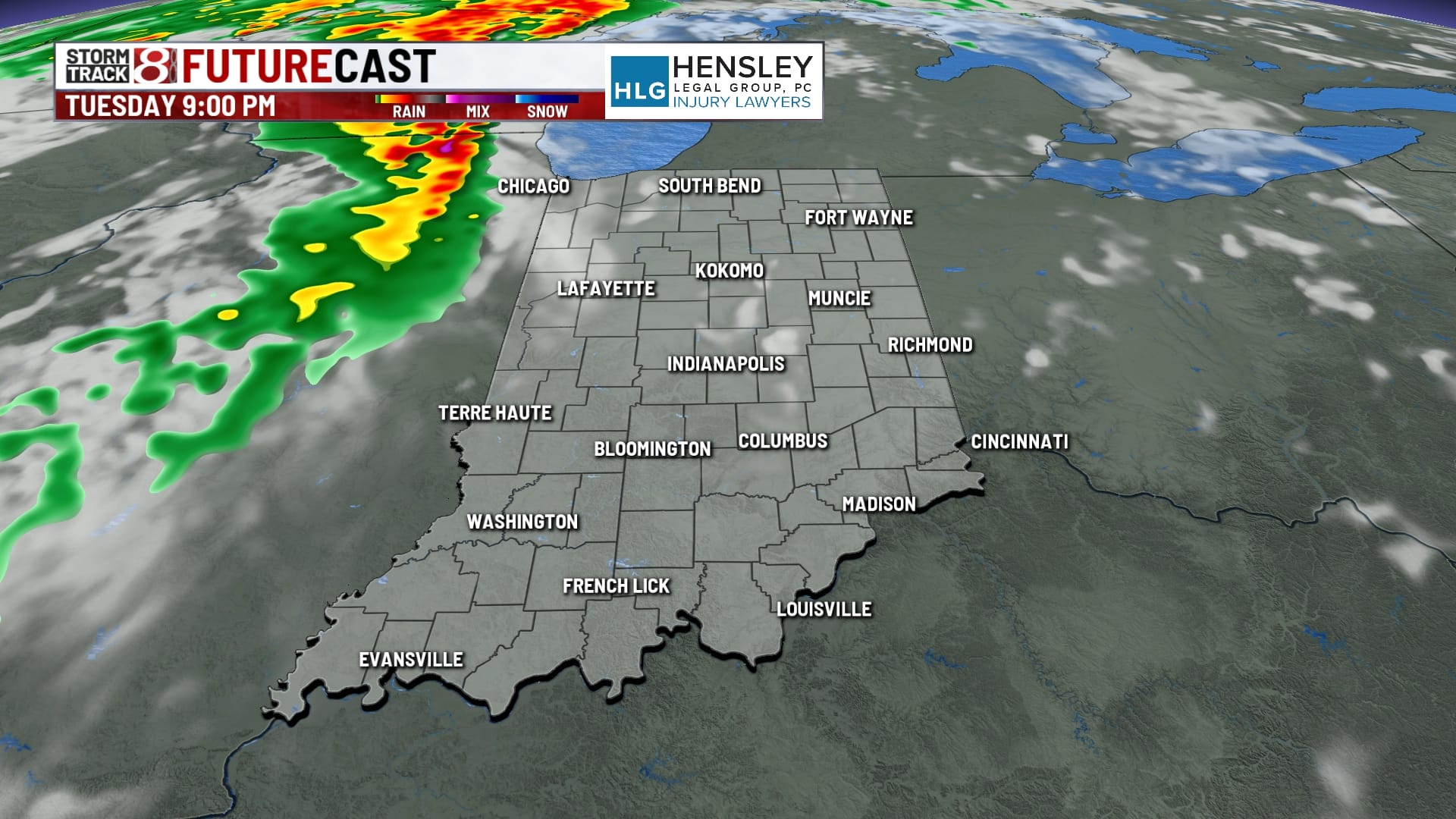 Hot Tuesday with increasing rain and storm chances through midweek ...