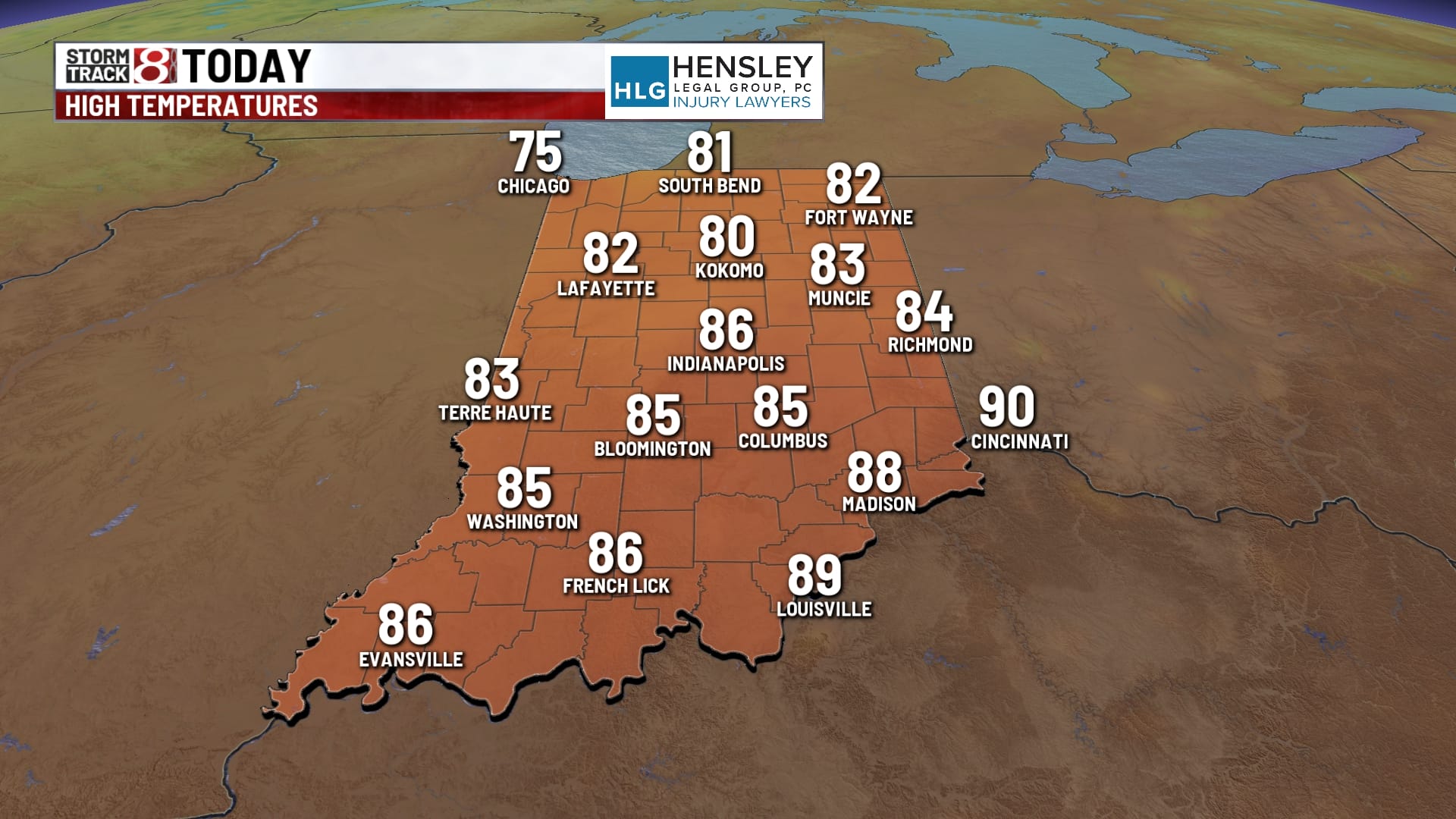 Sunny and warmer Thursday - Indianapolis News | Indiana Weather ...