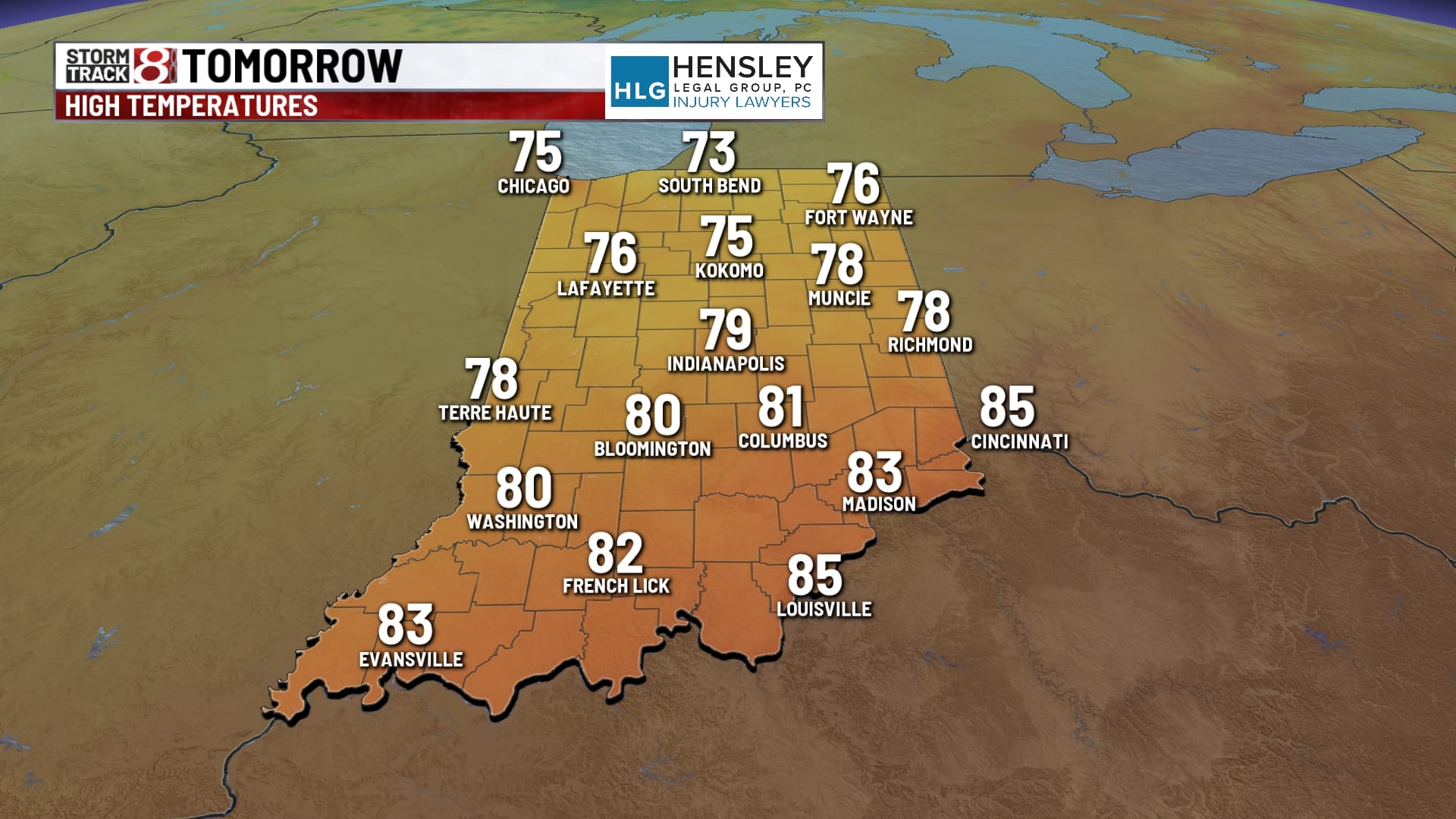Sunny and warmer Thursday - Indianapolis News | Indiana Weather ...
